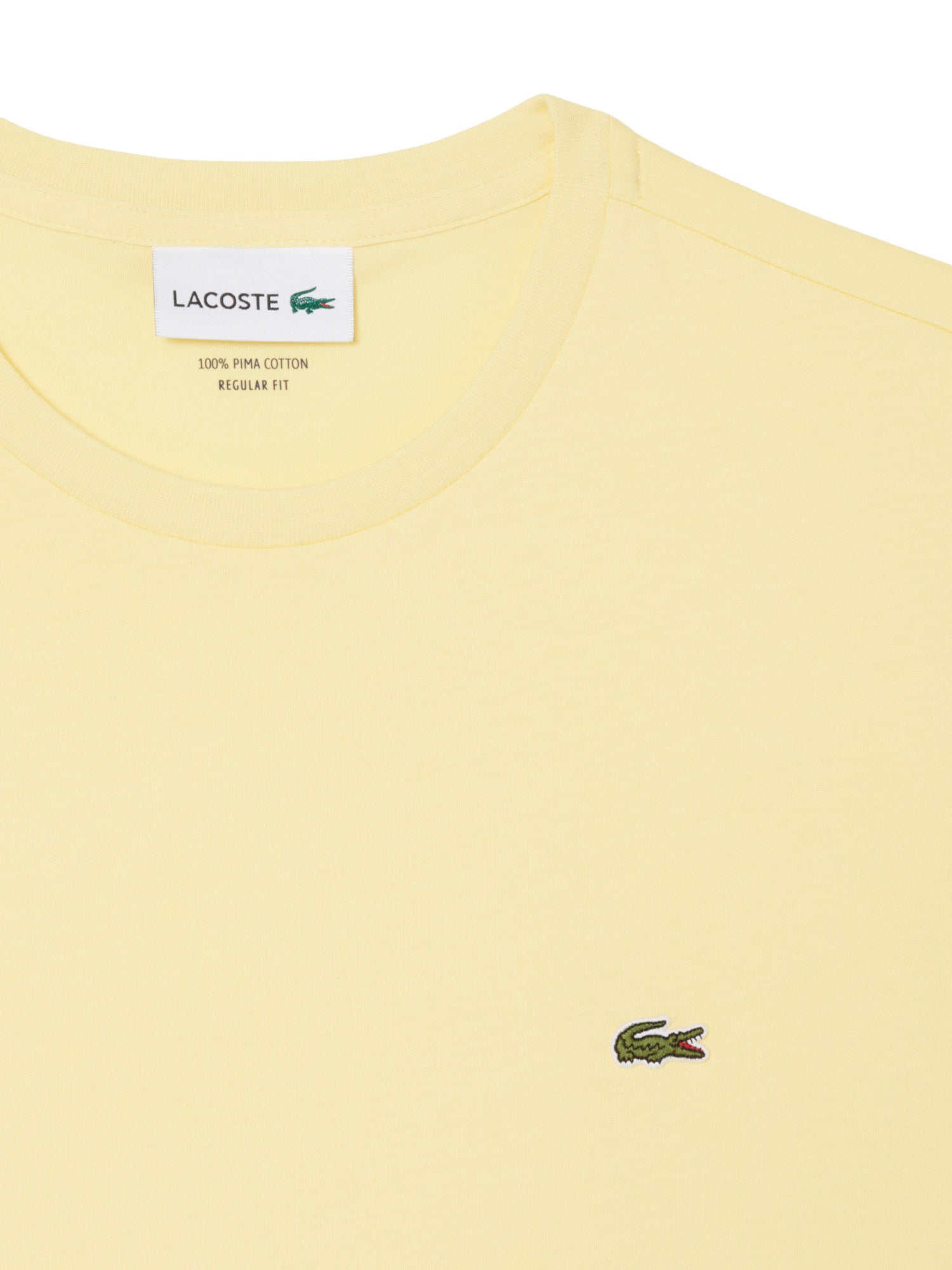 T-shirt LACOSTE da Uomo - giallo TH6709107 GIALLO