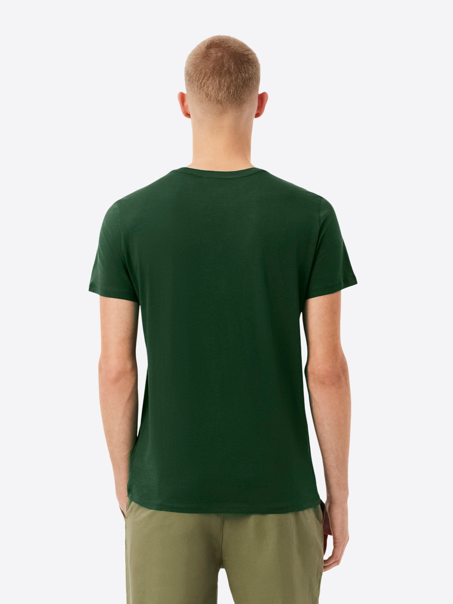 T-shirt LACOSTE da Uomo - verde TH6709132 VERDE