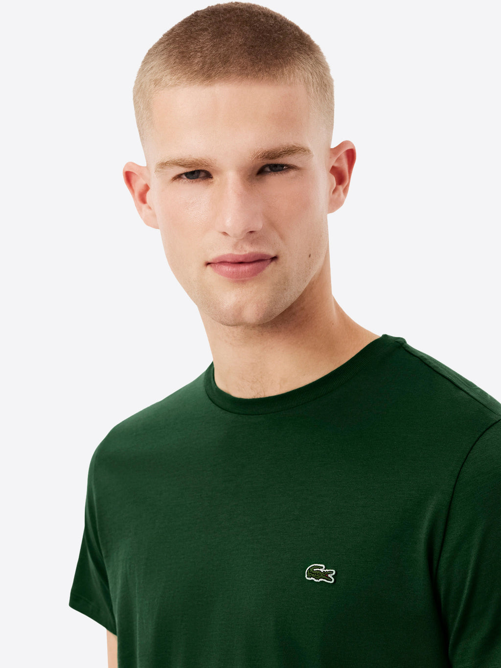 T-shirt LACOSTE da Uomo - verde TH6709132 VERDE
