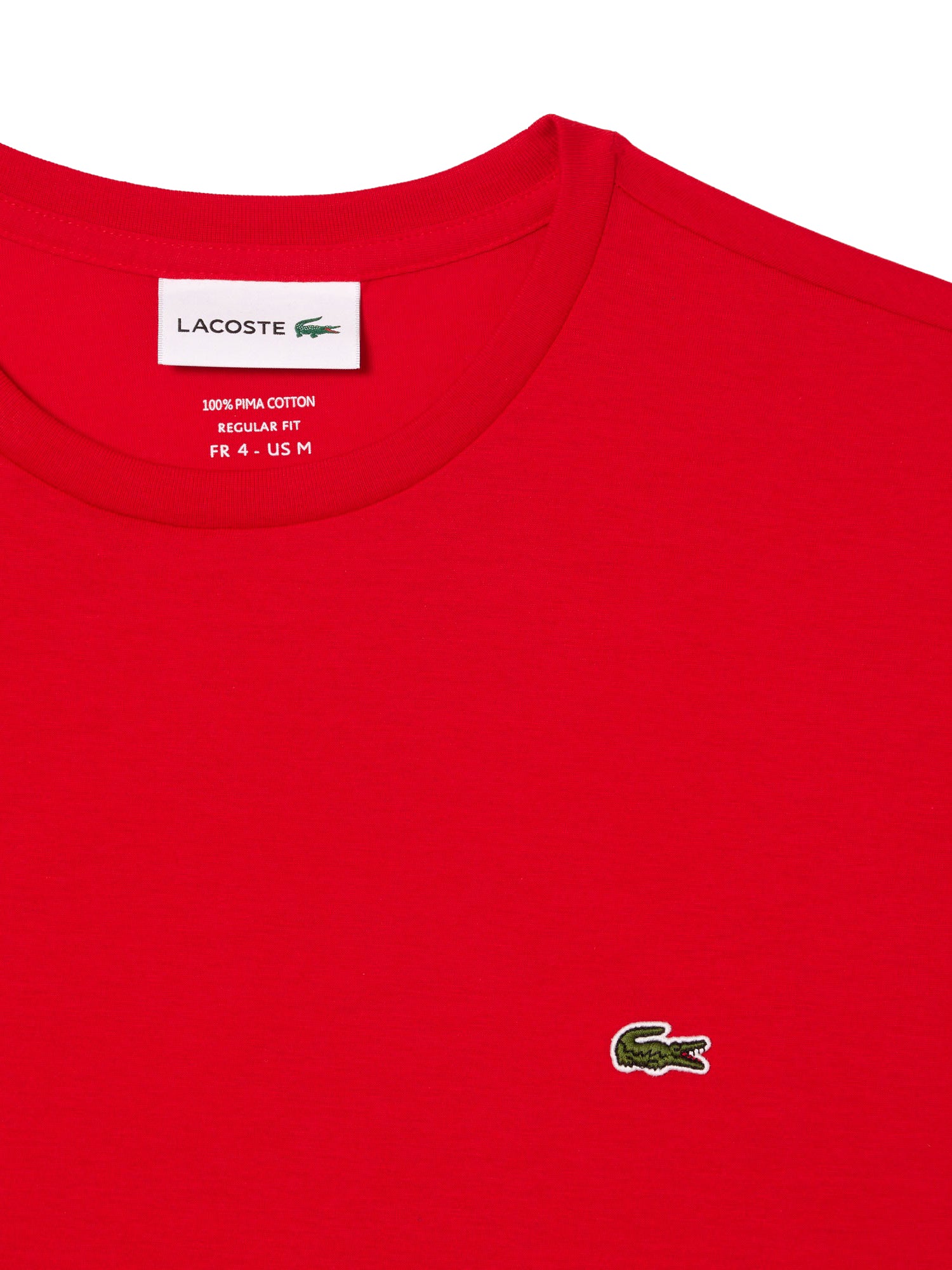 T-shirt LACOSTE da Uomo - rosso TH6709240 ROSSO