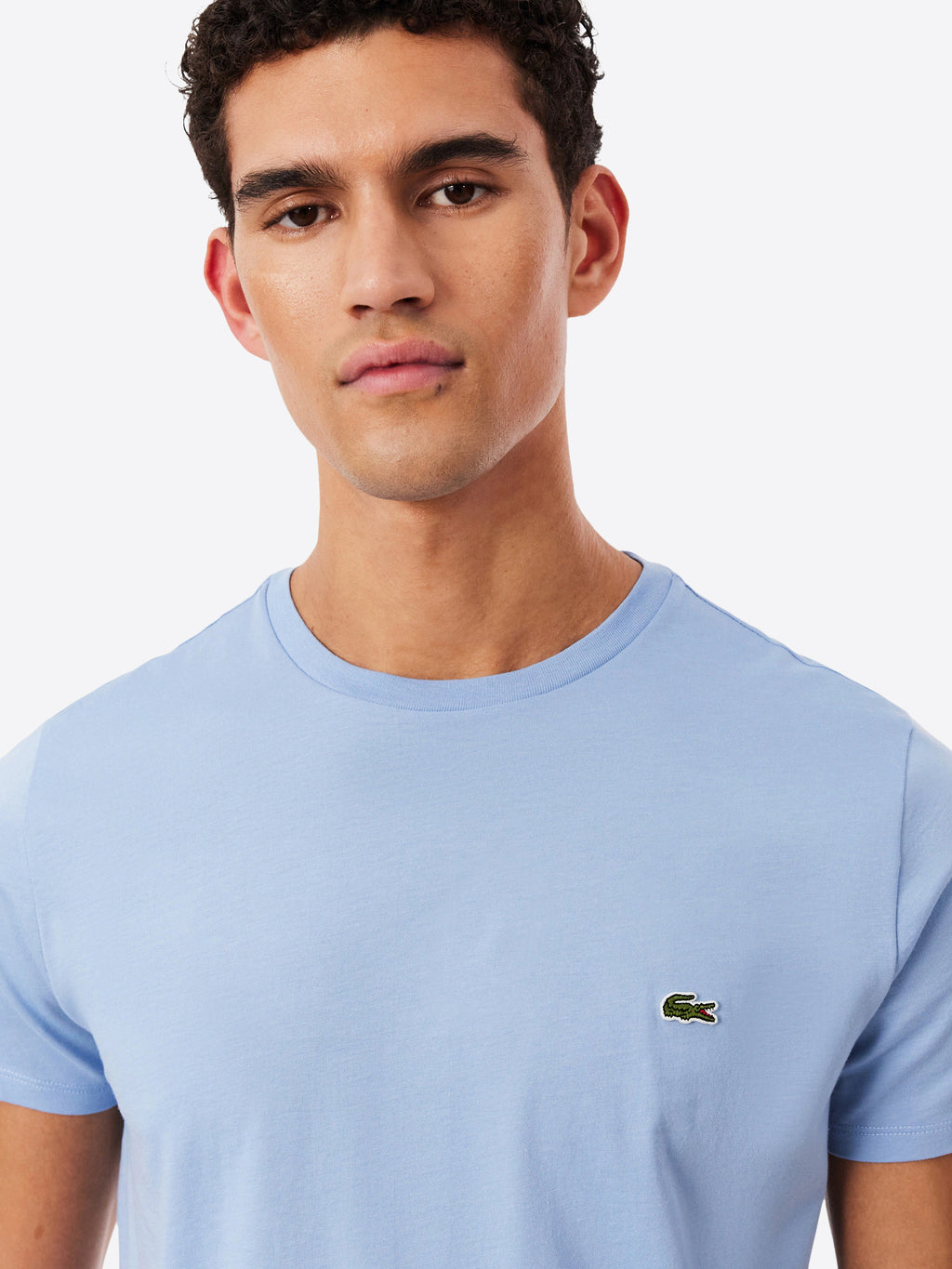 T-shirt LACOSTE da Uomo - blu TH6709AEY CELESTE