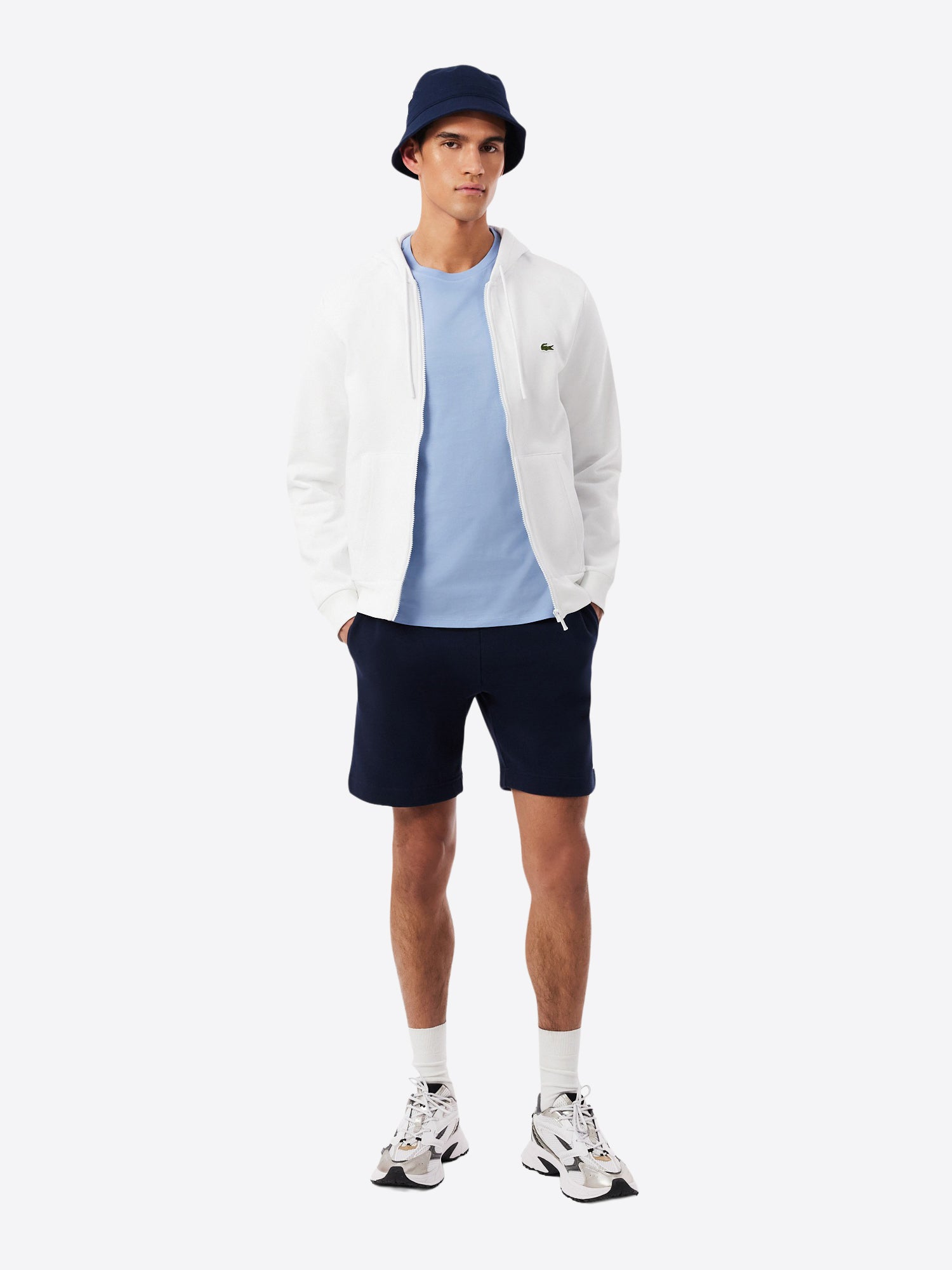 T-shirt LACOSTE da Uomo - blu TH6709AEY CELESTE