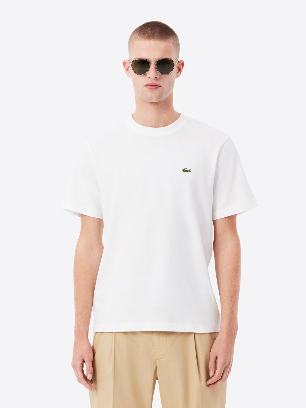T-shirt LACOSTE da Uomo - bianco TH7318001 BIANCO