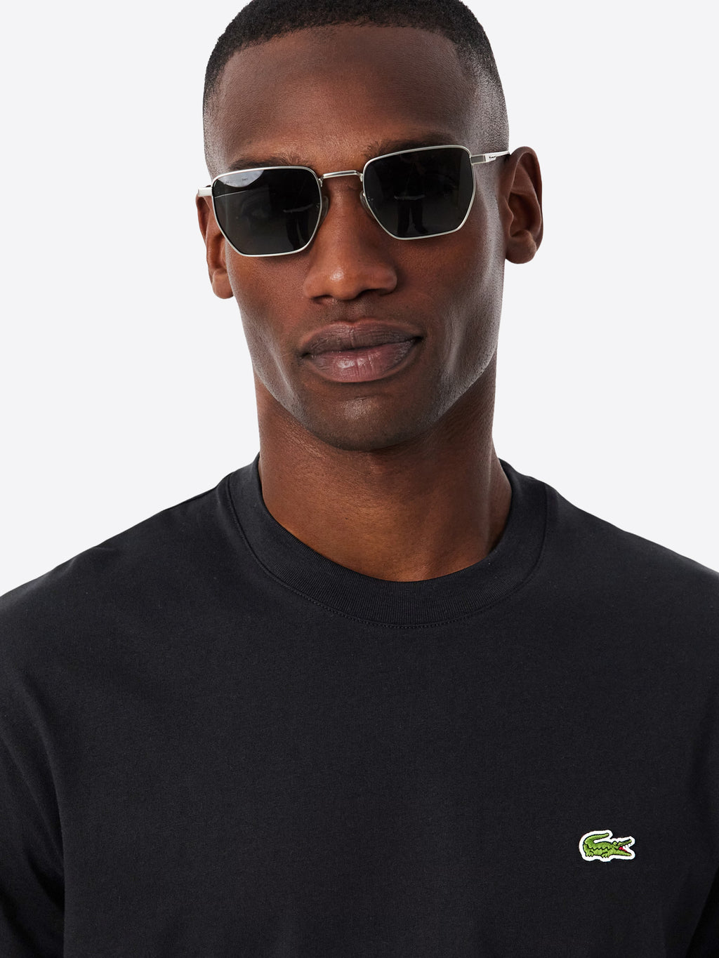 T-shirt LACOSTE da Uomo - nero TH7318031 NERO
