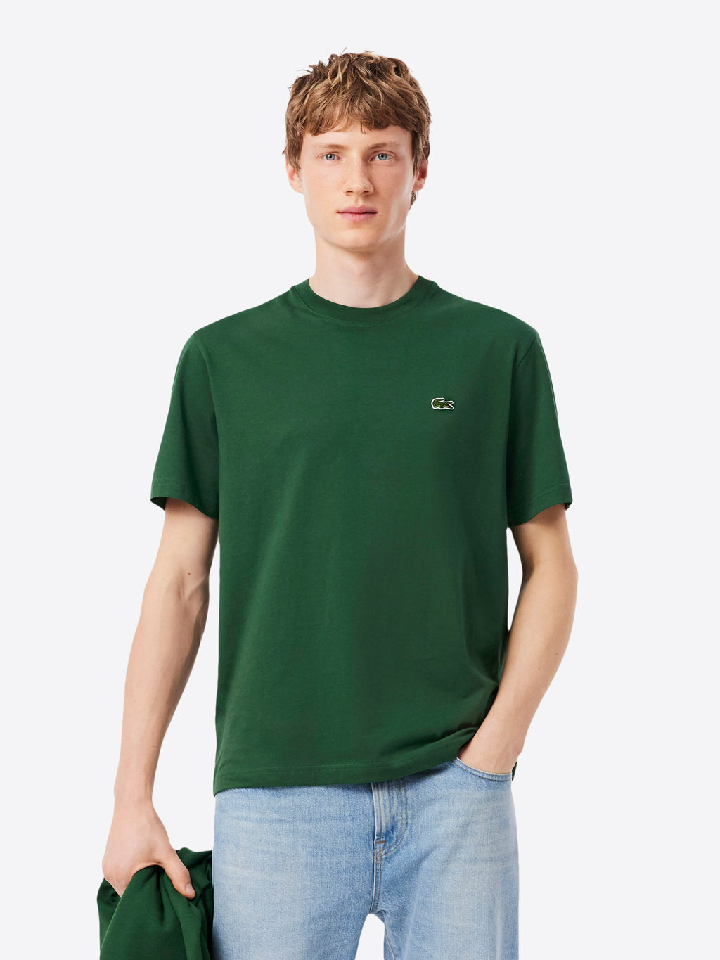 T-shirt LACOSTE da Uomo - verde TH7318132 VERDE
