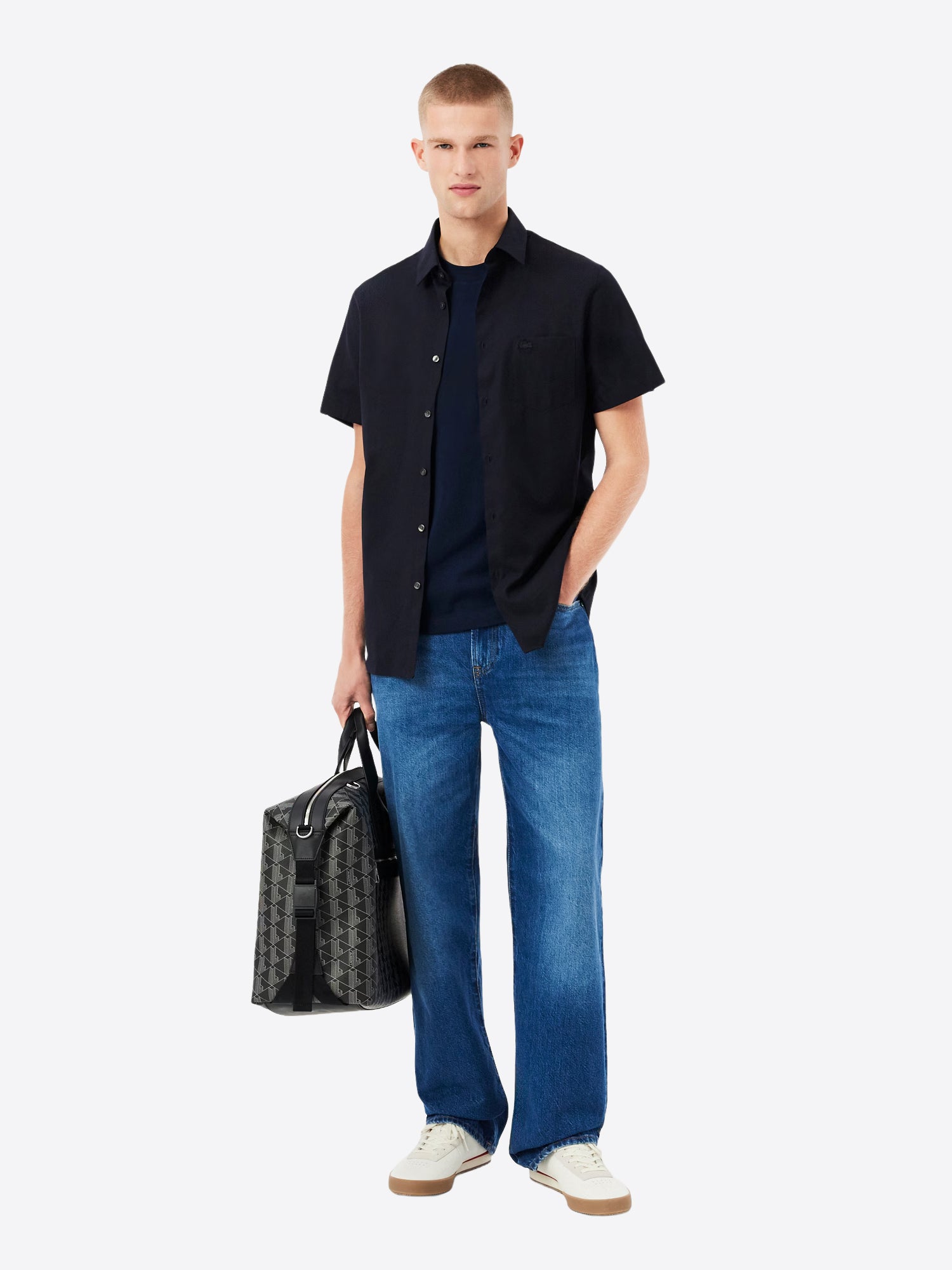 T-shirt LACOSTE da Uomo - blu TH7318166 BLU