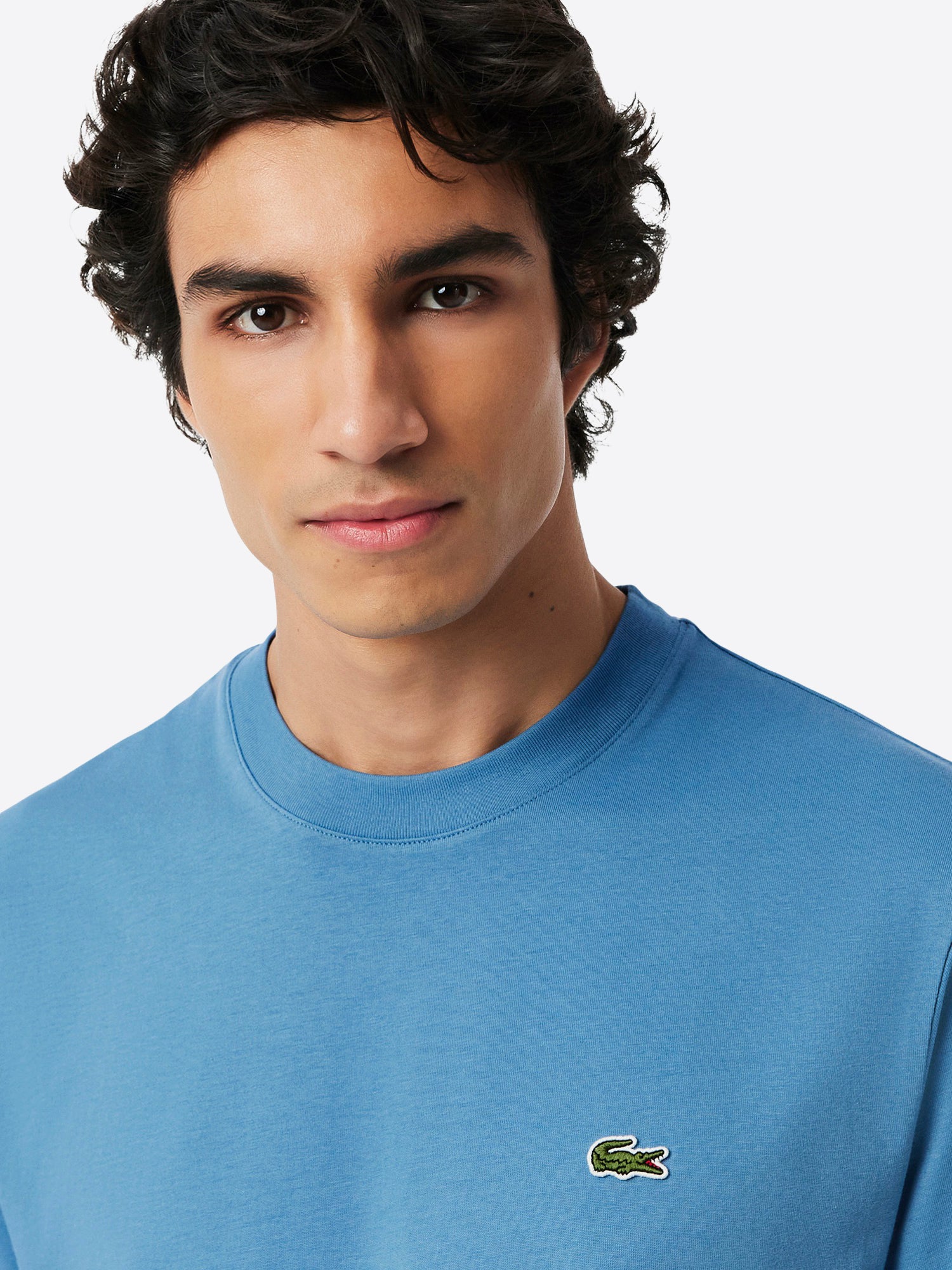 T-shirt LACOSTE da Uomo - blu TH7318JBK BLUETTE