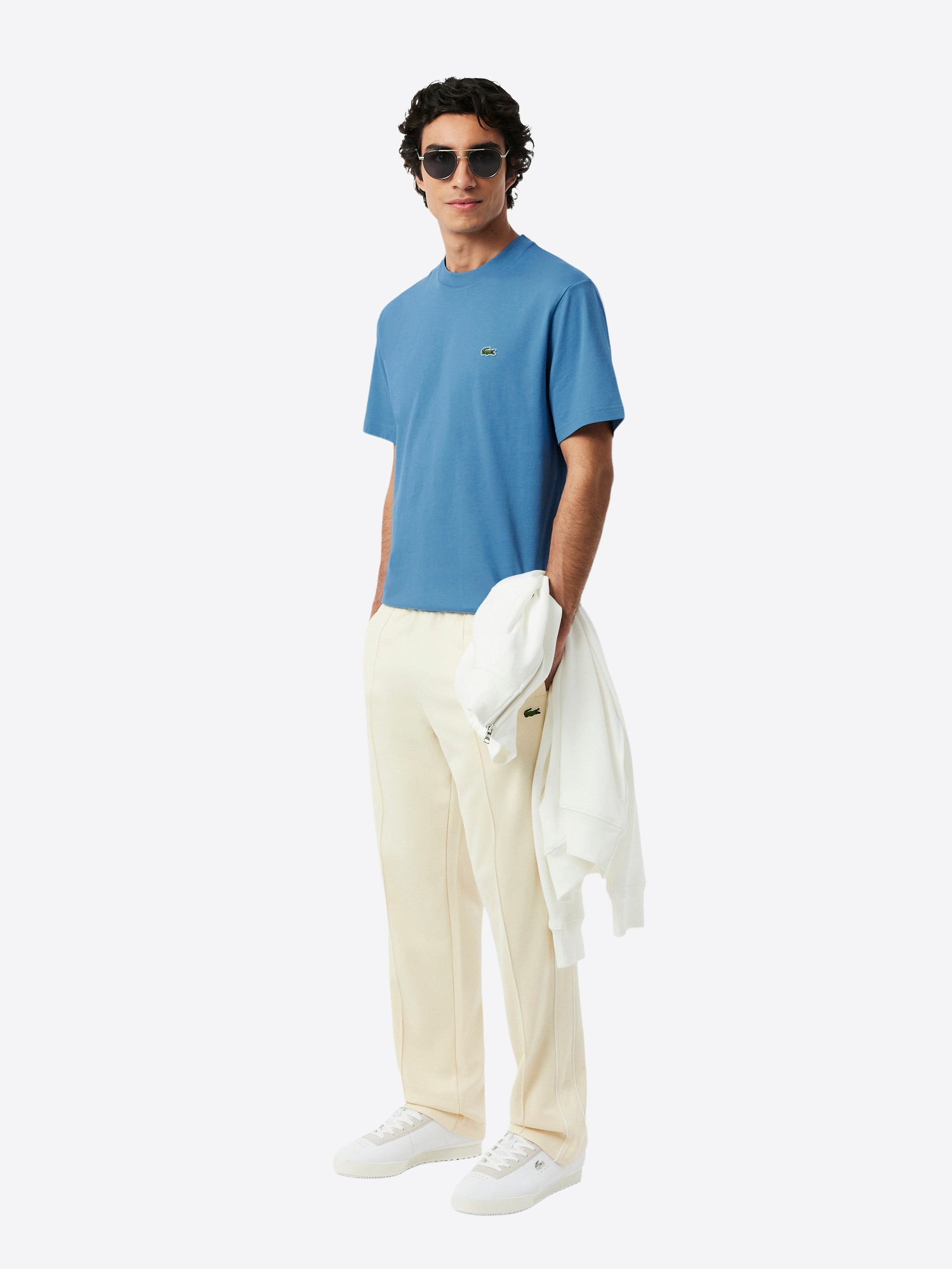 T-shirt LACOSTE da Uomo - blu TH7318JBK BLUETTE