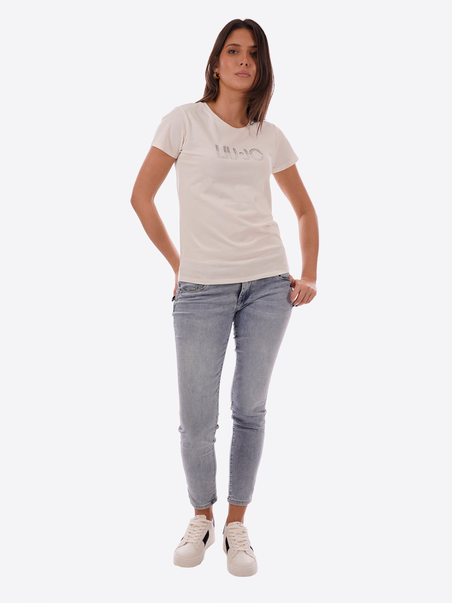 T-shirt LIU-JO SPORT da Donna - bianco TA6056M9136 BIANCO