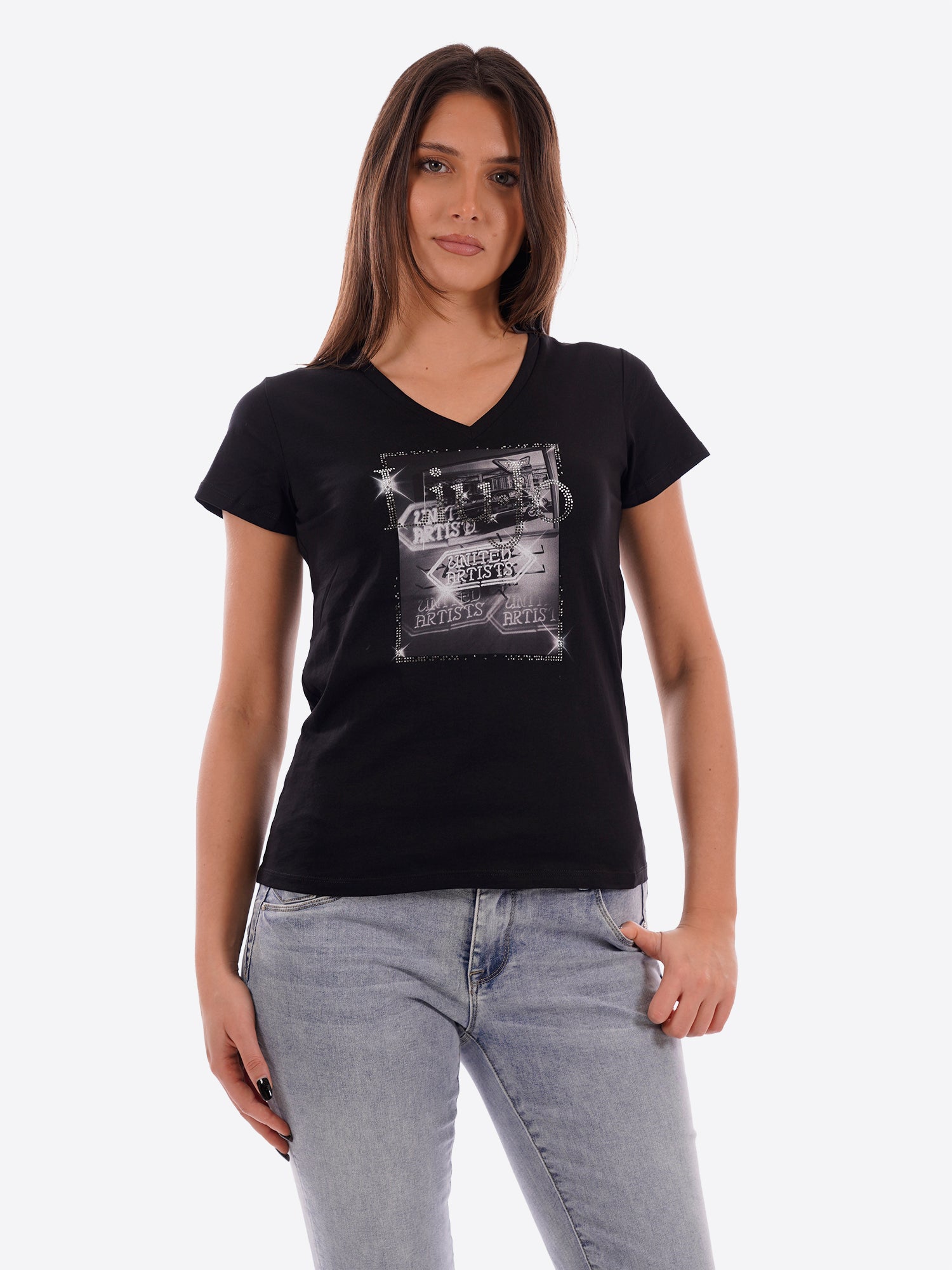 T-shirt LIU-JO SPORT da Donna - nero TA6057P9186 NERO