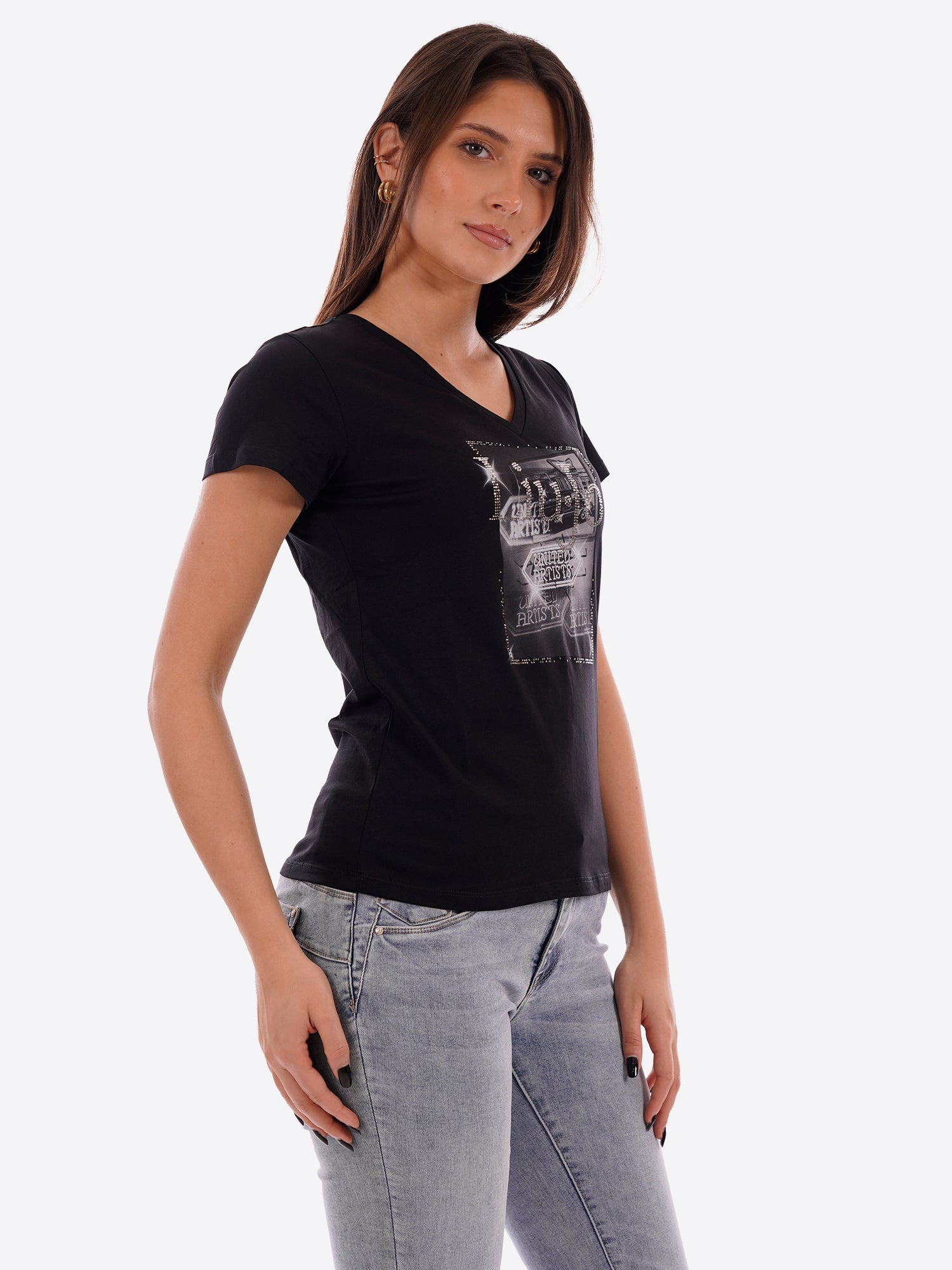 T-shirt LIU-JO SPORT da Donna - nero TA6057P9186 NERO