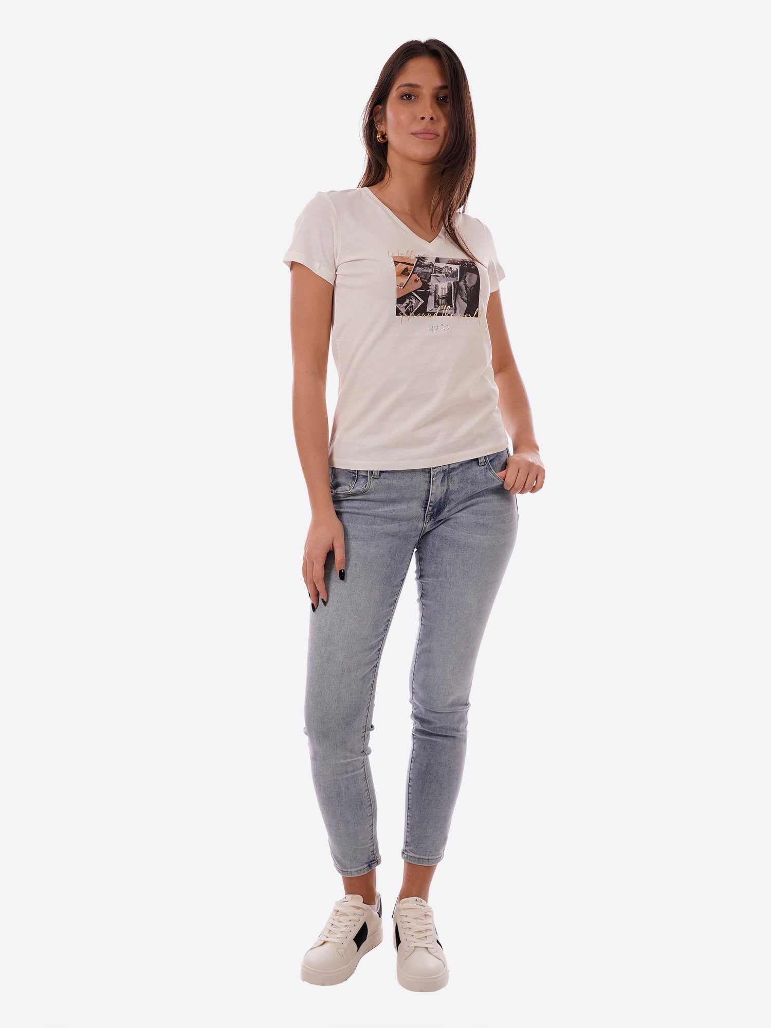 T-shirt LIU-JO SPORT da Donna - bianco TA6057P9187 BIANCO