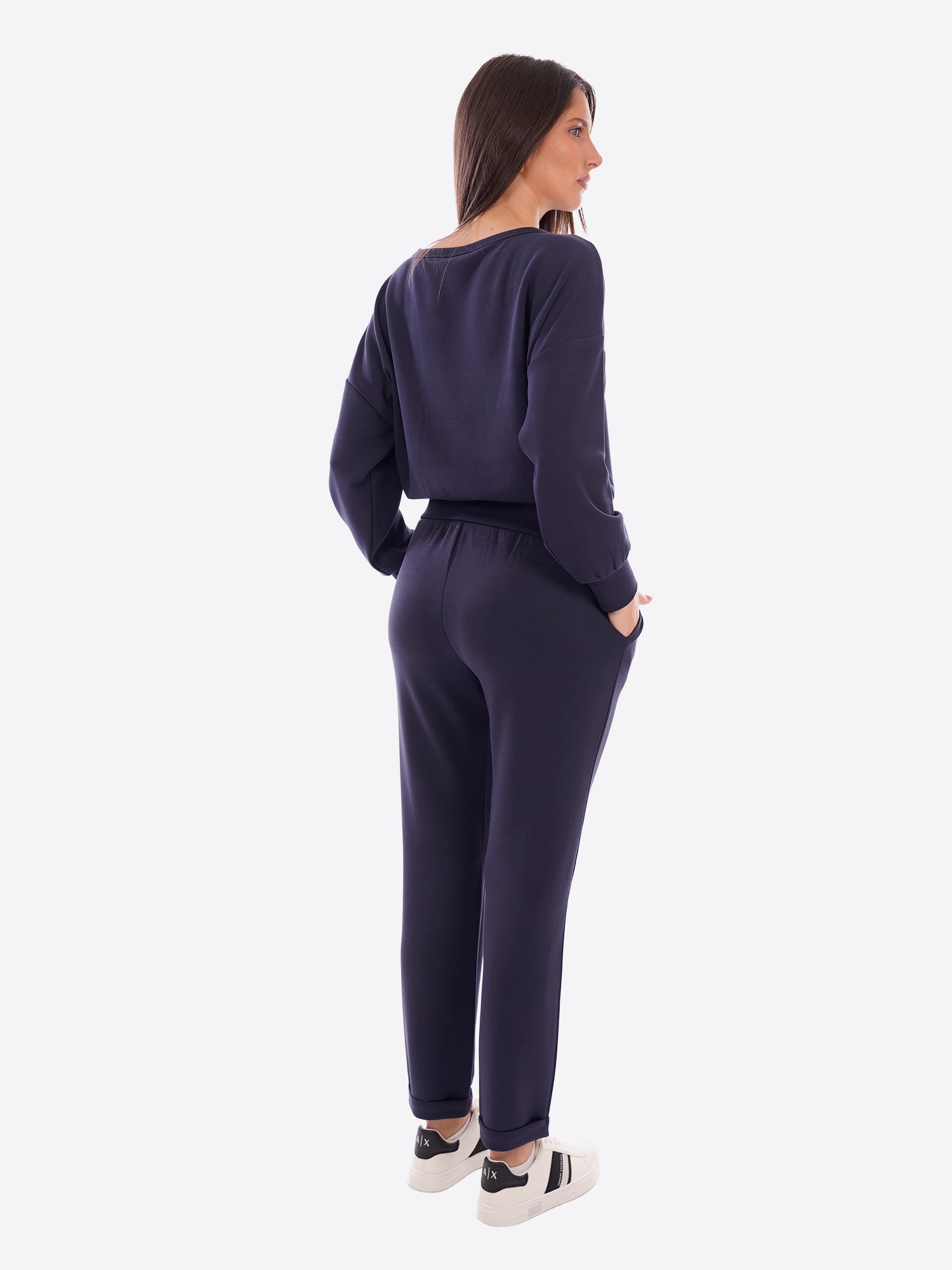 Felpa giro LIU-JO SPORT da Donna - blu TA607793924 BLU