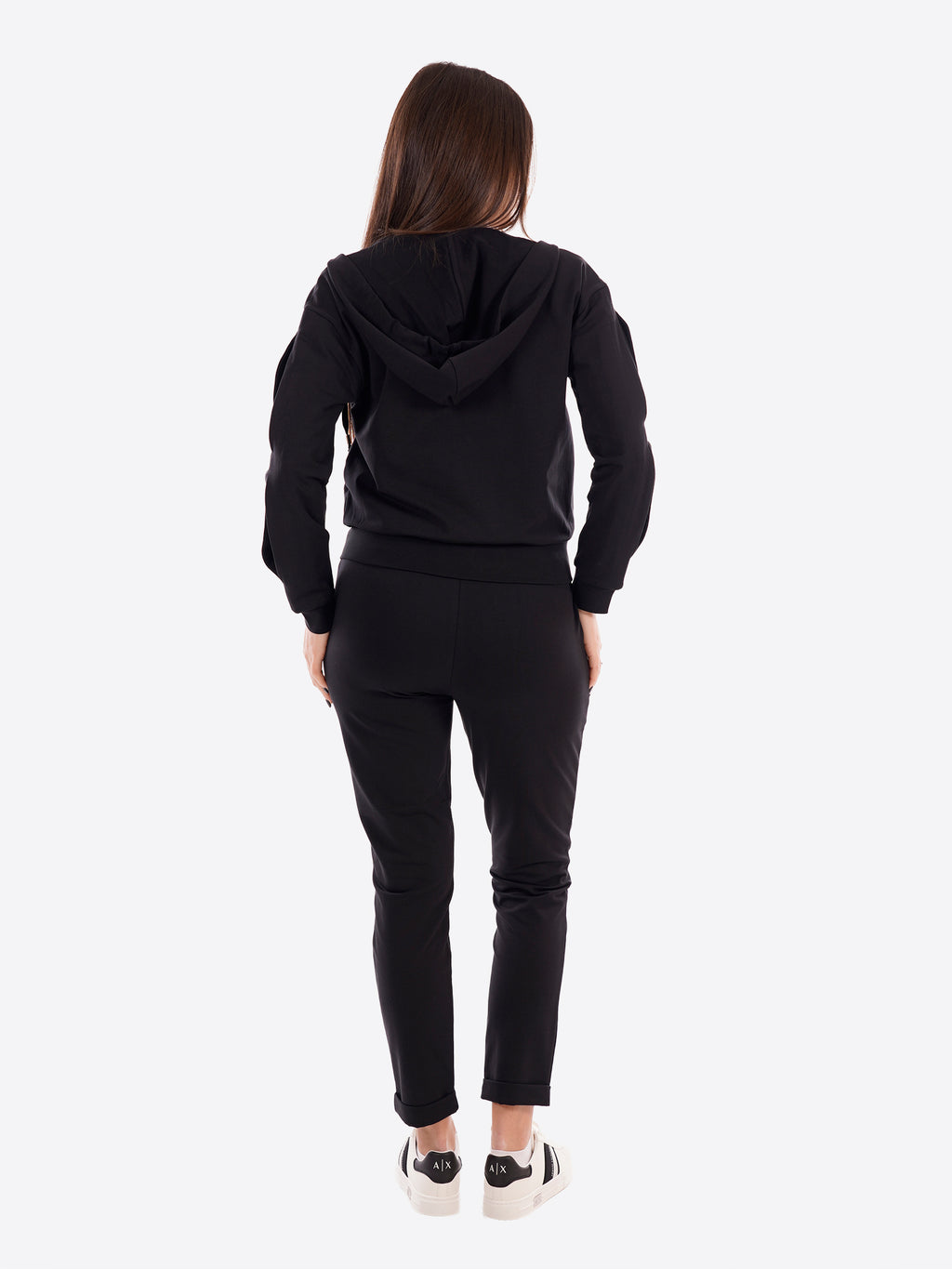 Felpa full zip cappuccio LIU-JO SPORT da Donna - nero TA609022222 NERO