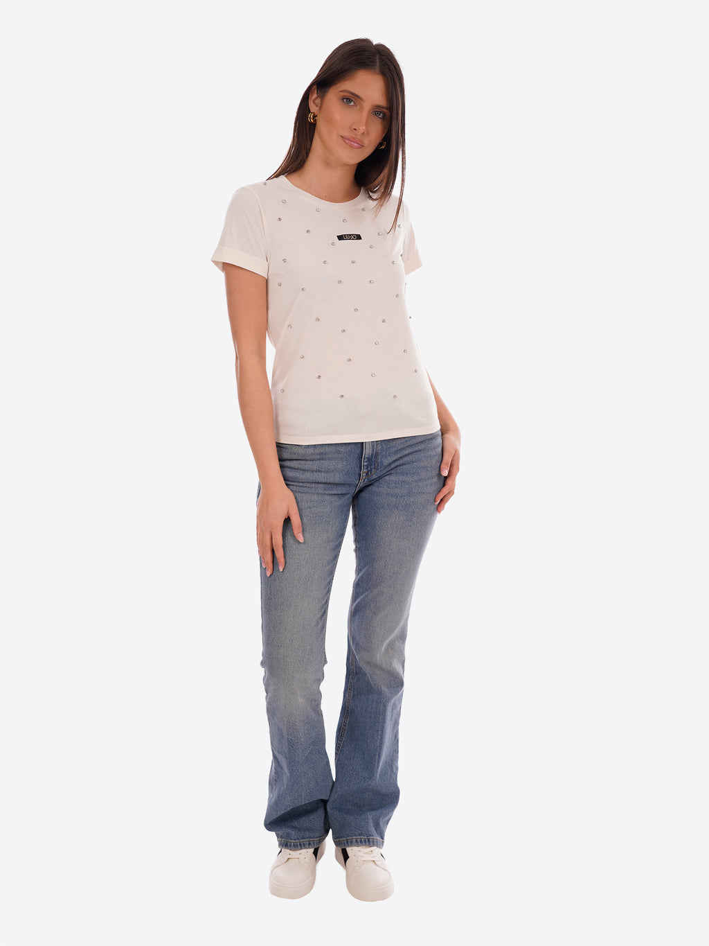 T-shirt LIU-JO SPORT da Donna - bianco TA6157M9223 BIANCO