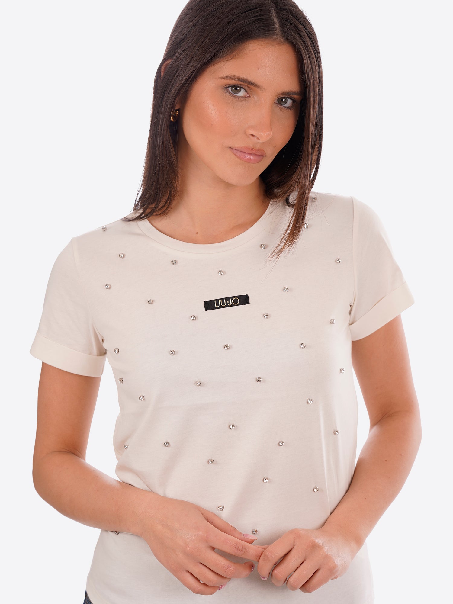 T-shirt LIU-JO SPORT da Donna - bianco TA6157M9223 BIANCO