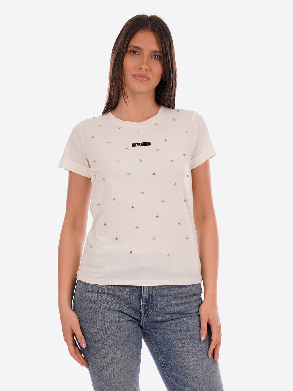 T-shirt LIU-JO SPORT da Donna - bianco TA6157M9223 BIANCO
