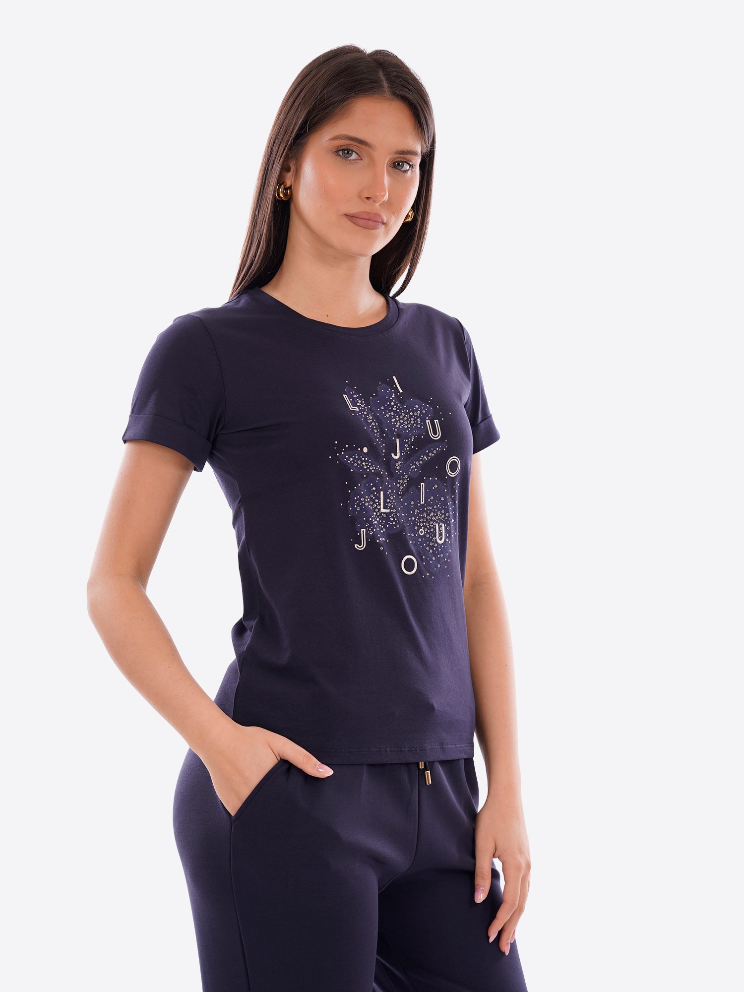 T-shirt LIU-JO SPORT da Donna - blu TA6157T9983 BLU