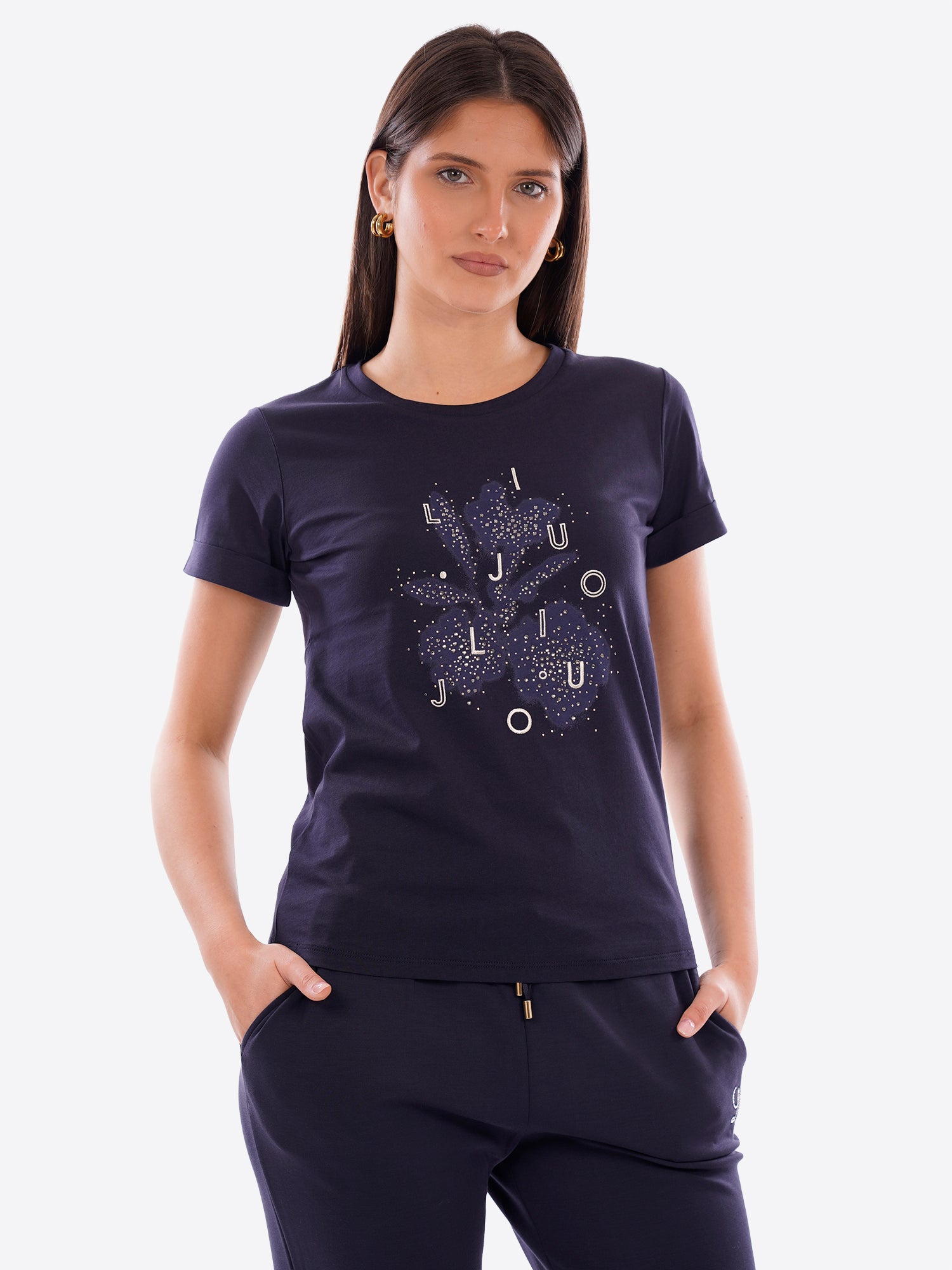 T-shirt LIU-JO SPORT da Donna - blu TA6157T9983 BLU