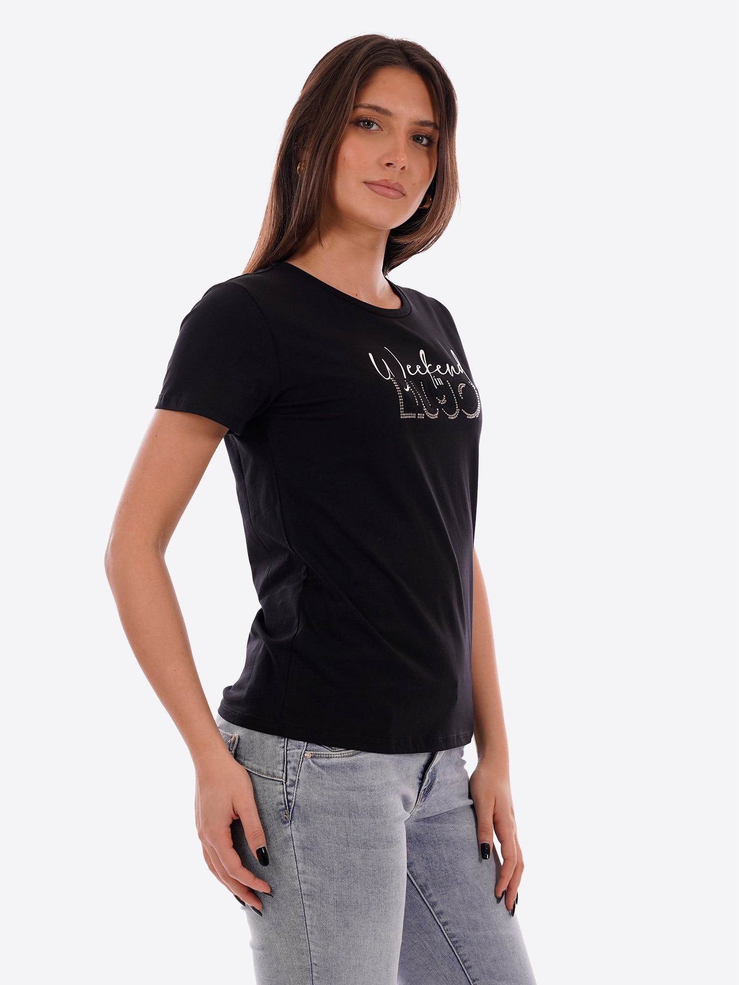 T-shirt LIU-JO SPORT da Donna - nero TA6252P9291 NERO