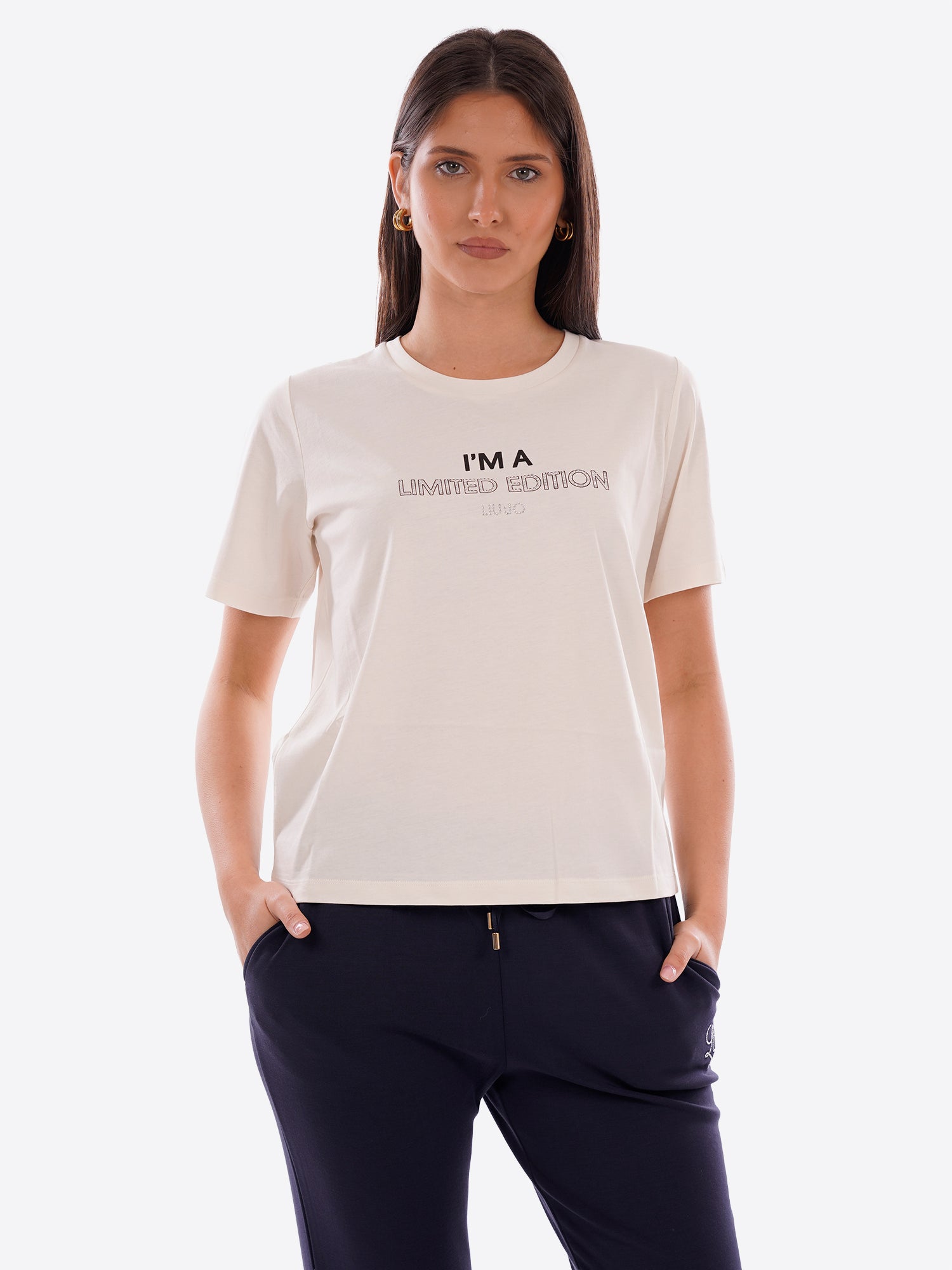T-shirt LIU-JO SPORT da Donna - bianco TA6266P9200 BIANCO