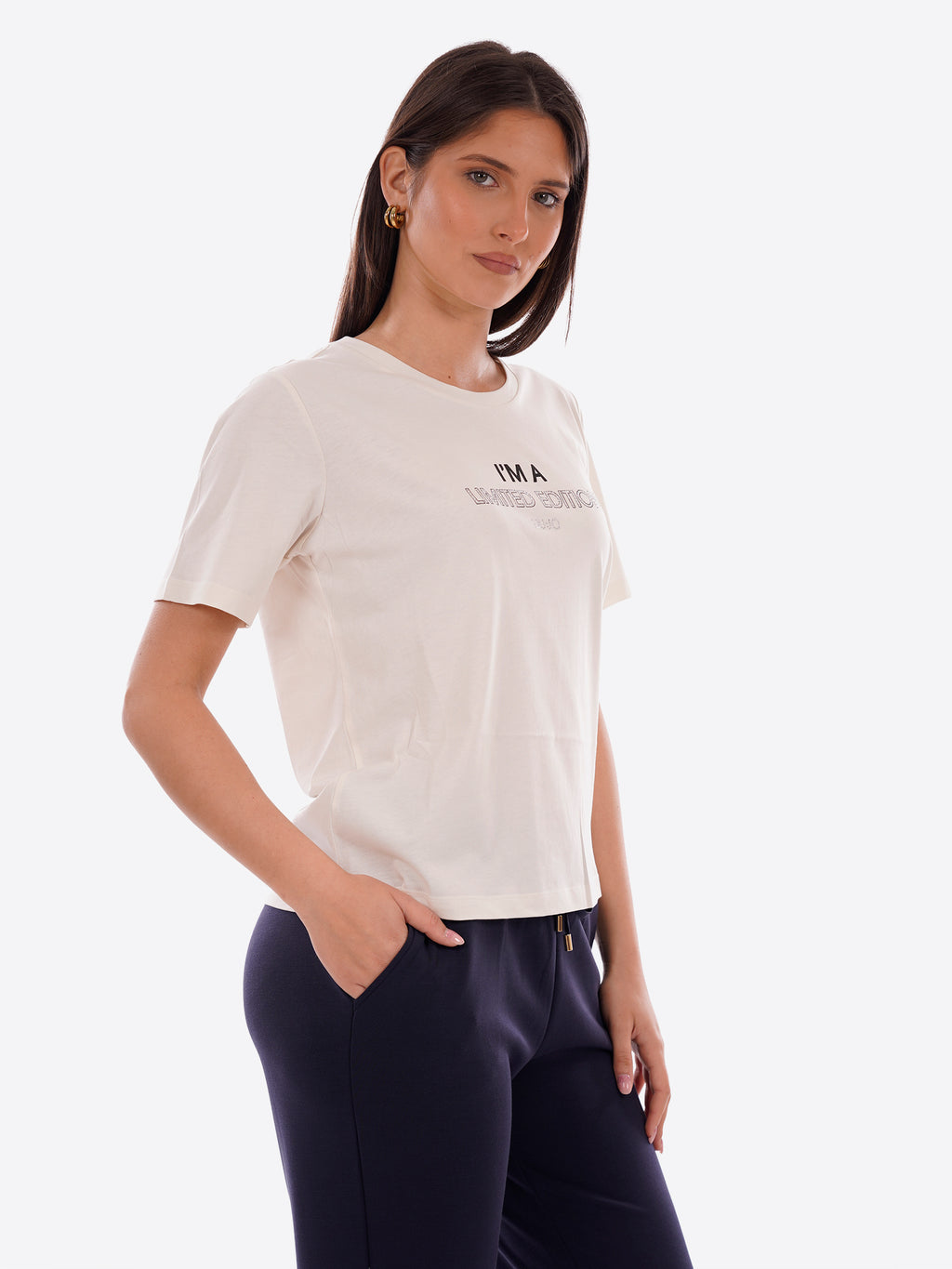 T-shirt LIU-JO SPORT da Donna - bianco TA6266P9200 BIANCO