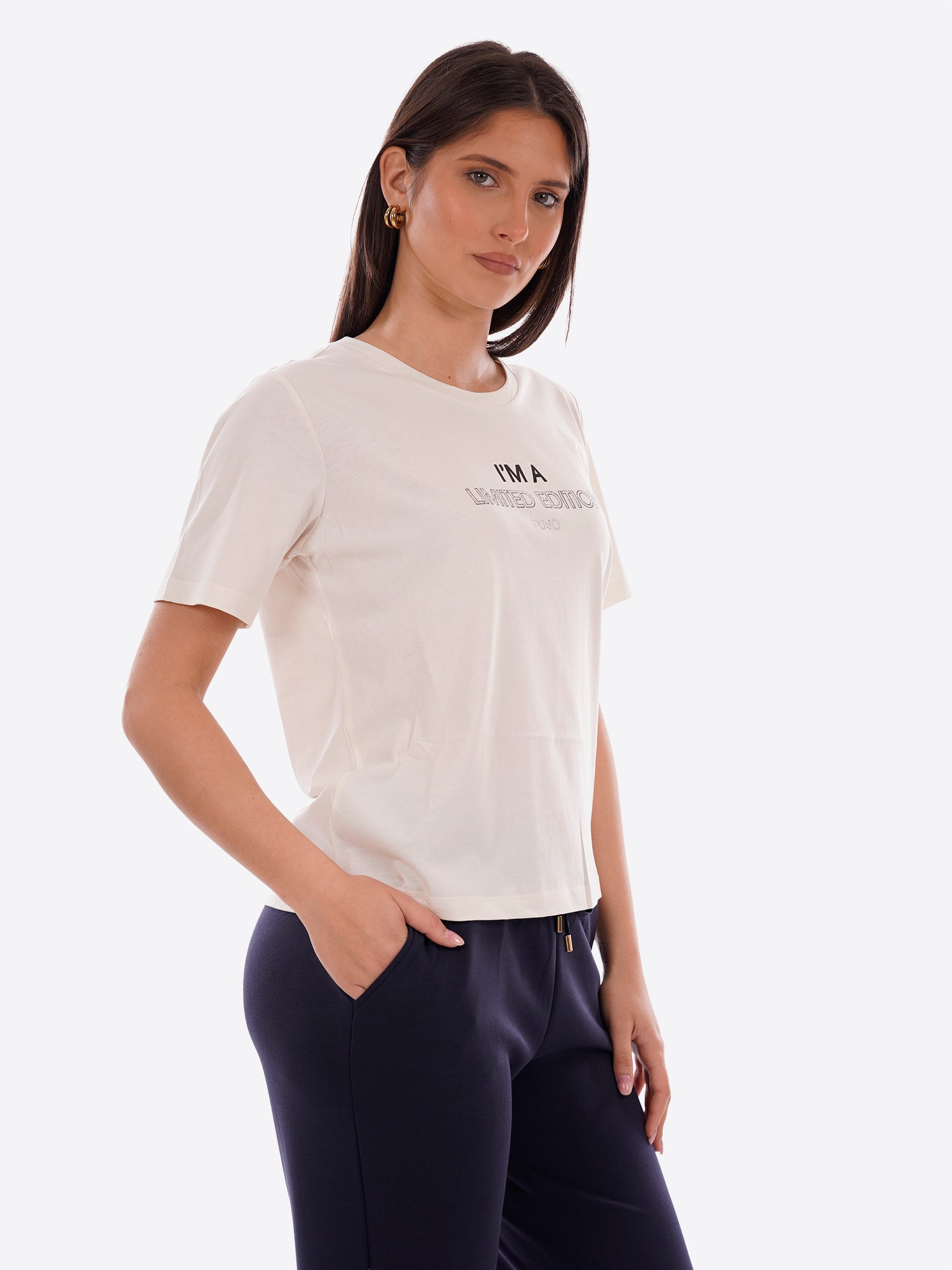 T-shirt LIU-JO SPORT da Donna - bianco TA6266P9200 BIANCO