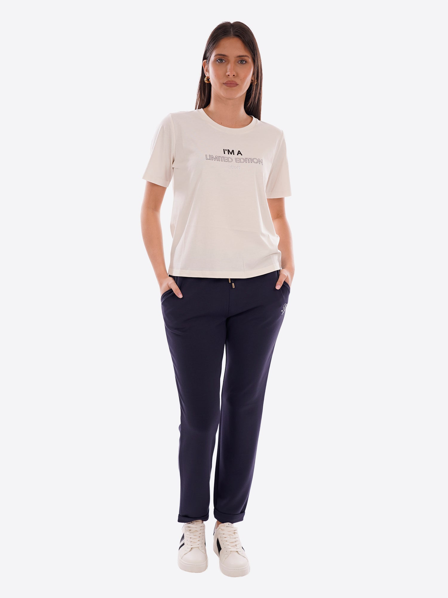 T-shirt LIU-JO SPORT da Donna - bianco TA6266P9200 BIANCO