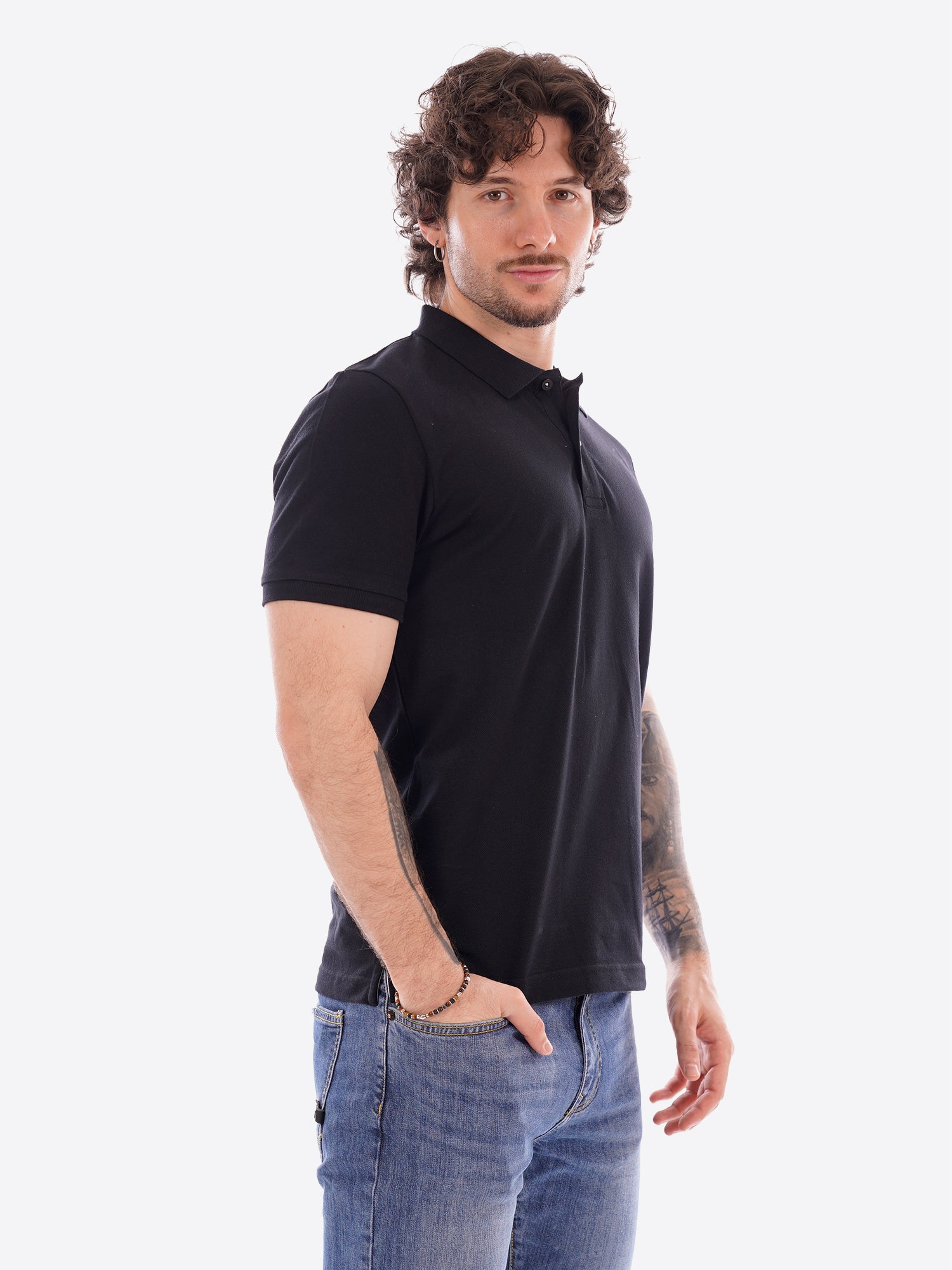 Polo MARK UP da Uomo - nero MK11001BLK