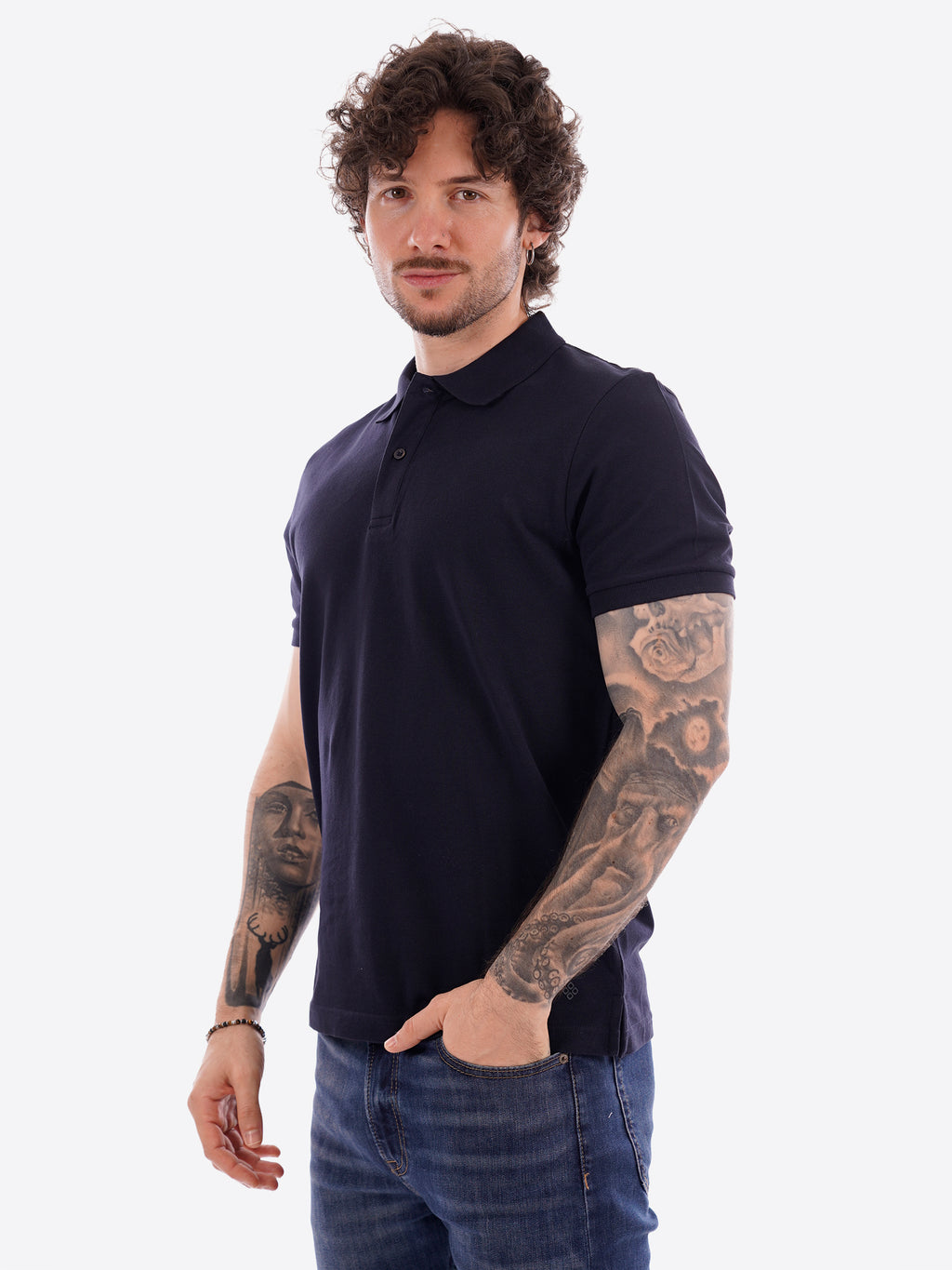 Polo MARK UP da Uomo - nero MK11001BLU