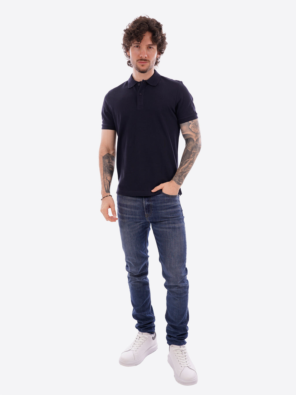 Polo MARK UP da Uomo - nero MK11001BLU