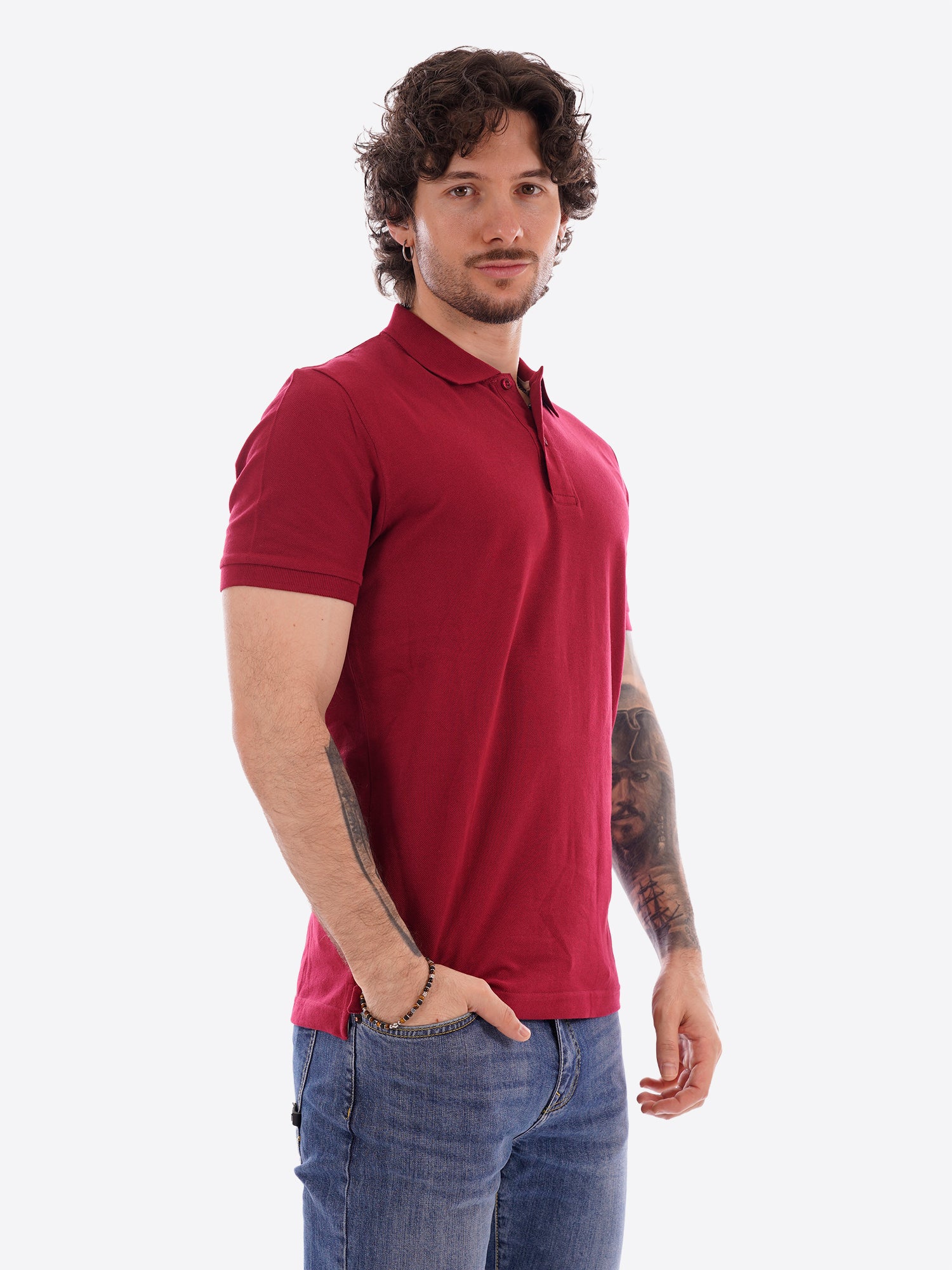 Polo MARK UP da Uomo - rosso MK11001LAMPONE