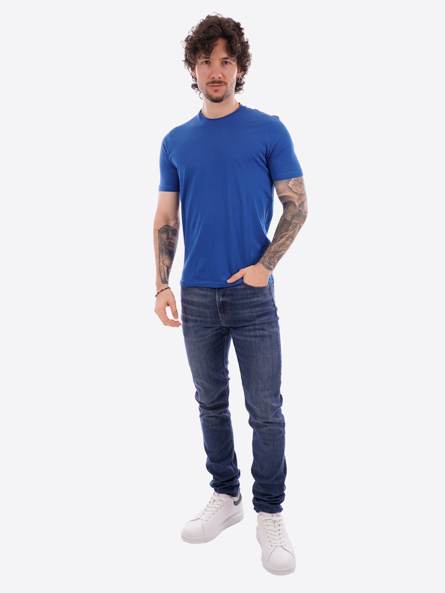 T-shirt MARK UP da Uomo - blu MK11009ROYAL