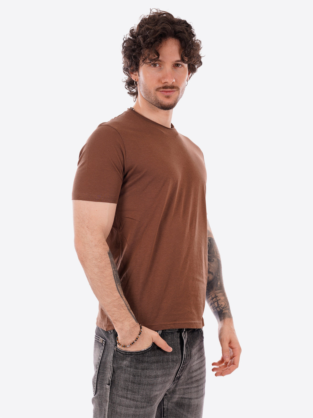 T-shirt MARK UP da Uomo - MK11009TABACCO