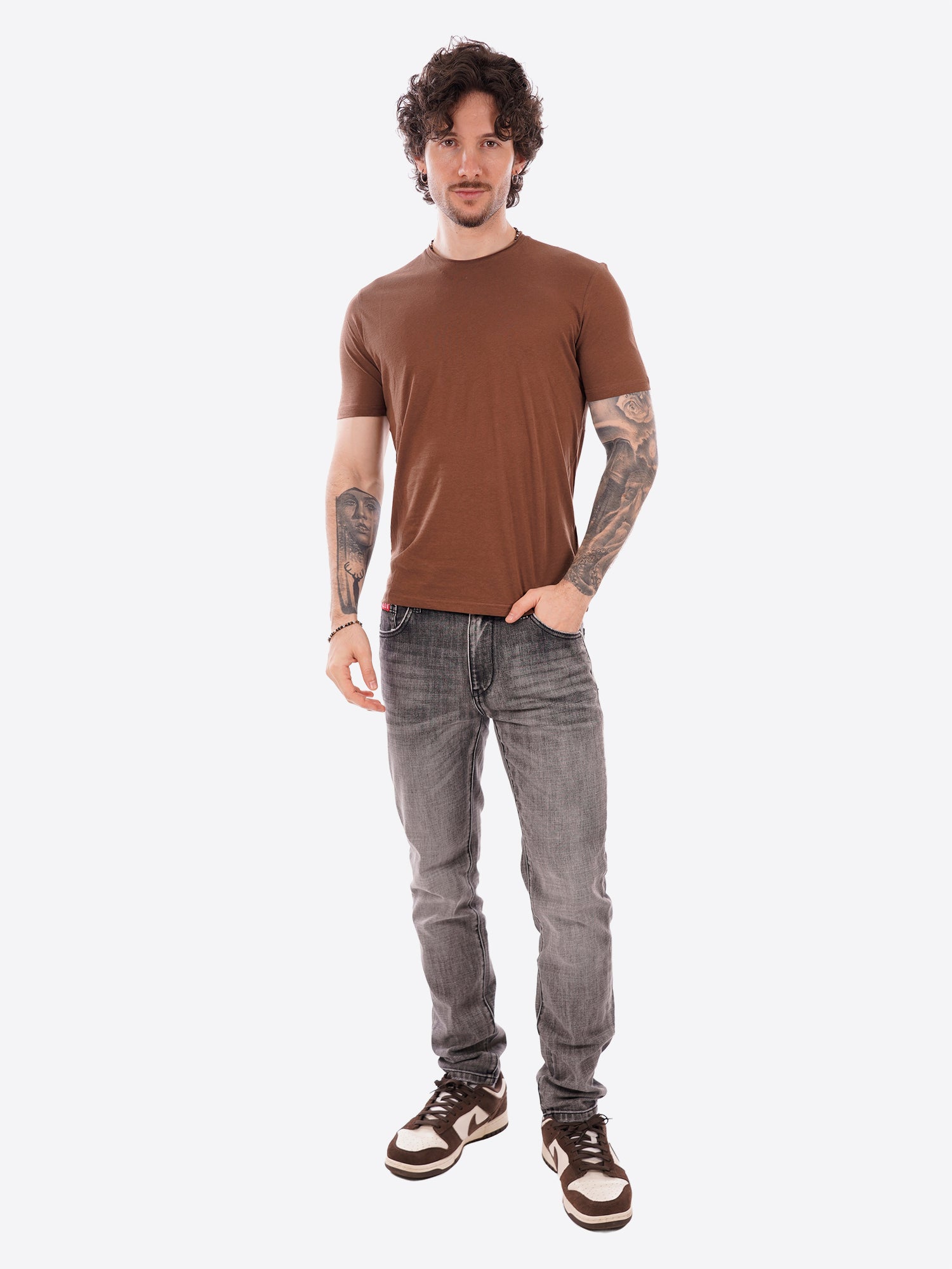 T-shirt MARK UP da Uomo - MK11009TABACCO