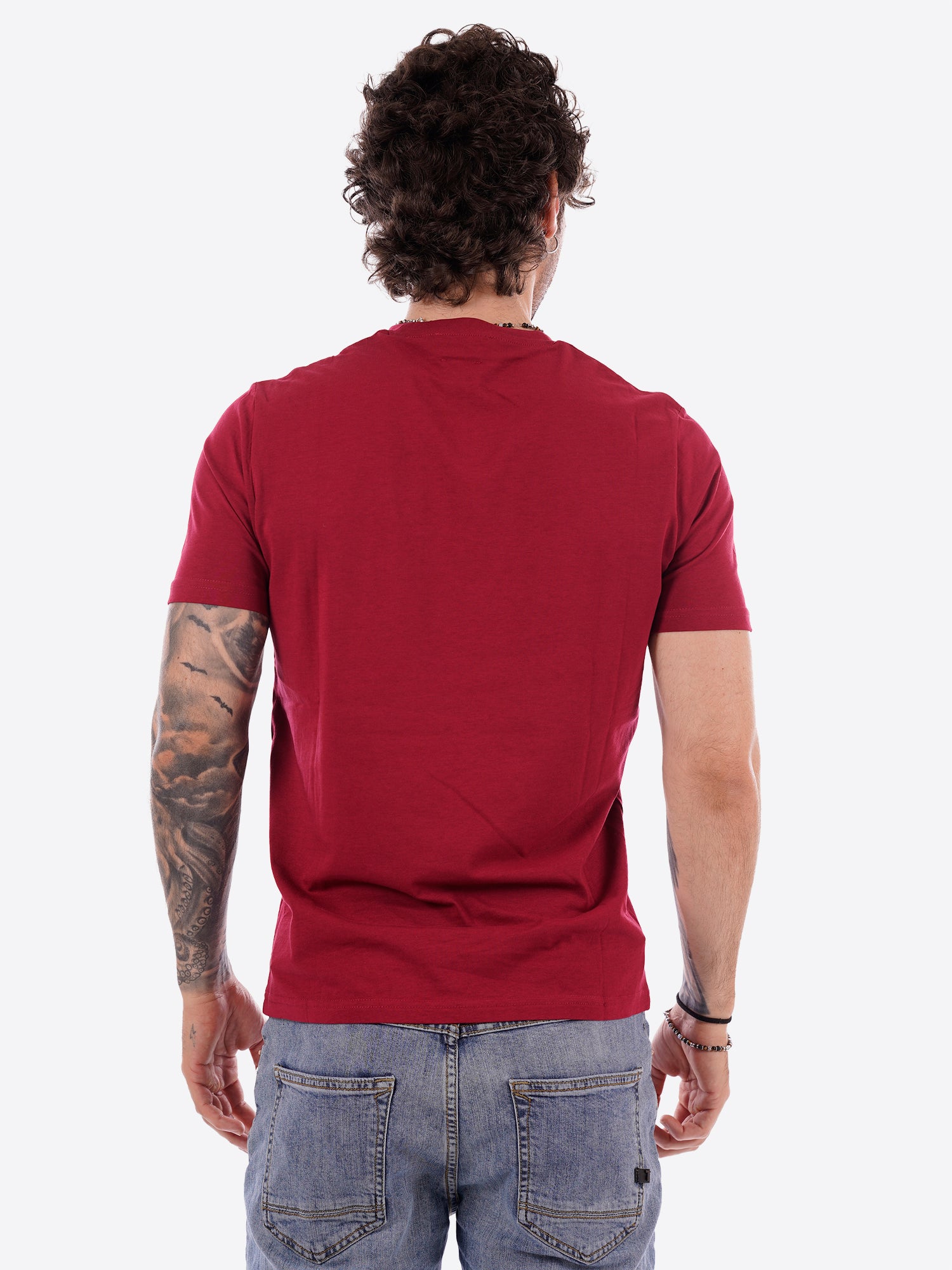 T-shirt MARK UP da Uomo - rosso MK11013LAMPONE