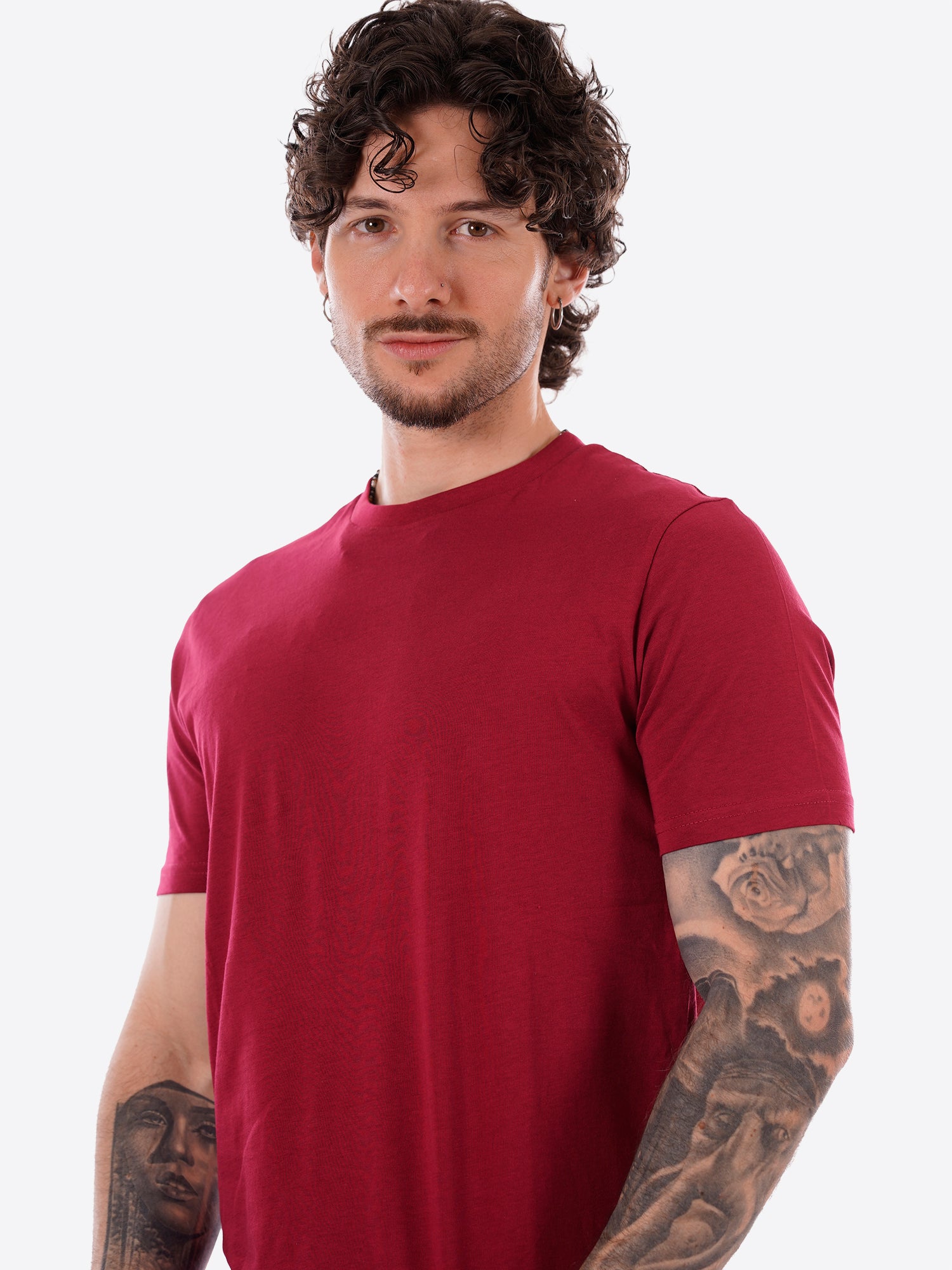 T-shirt MARK UP da Uomo - rosso MK11013LAMPONE