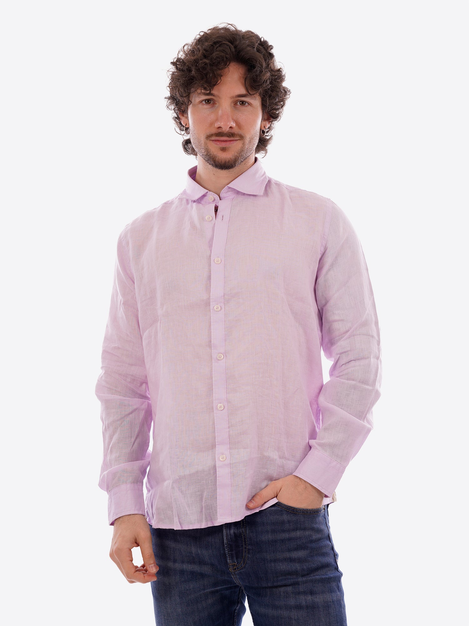 Camicia MARK UP da Uomo - viola MK13003LAVANDA