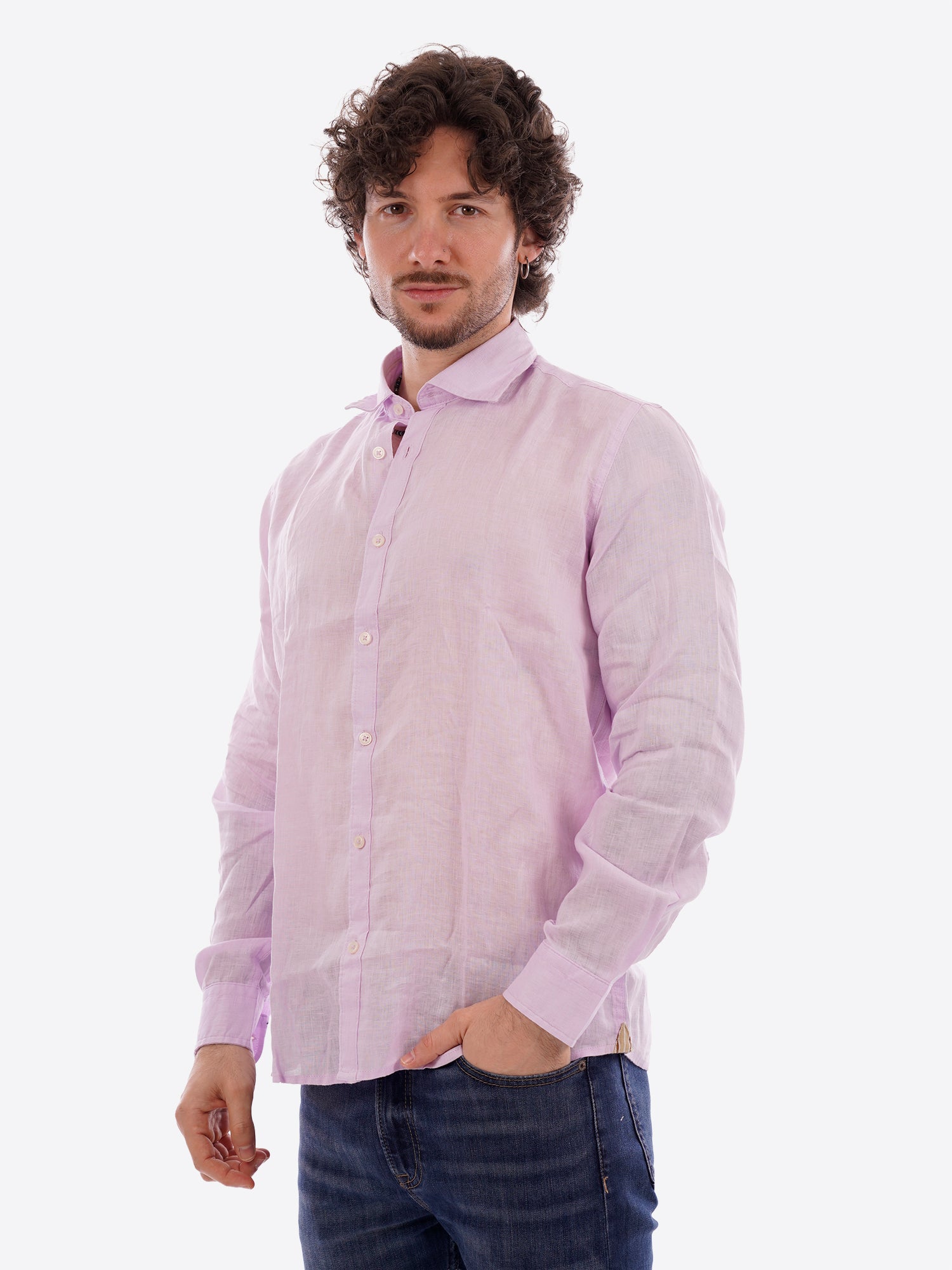 Camicia MARK UP da Uomo - viola MK13003LAVANDA