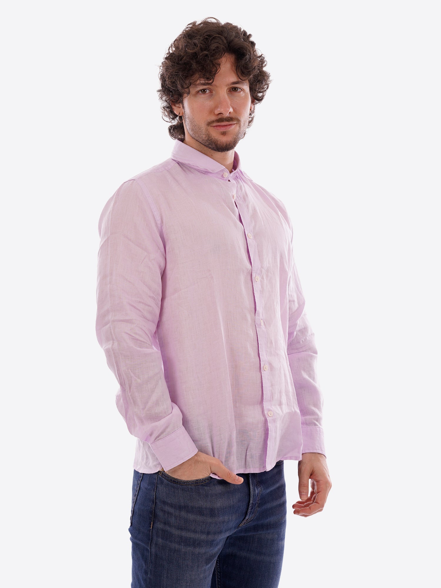 Camicia MARK UP da Uomo - viola MK13003LAVANDA