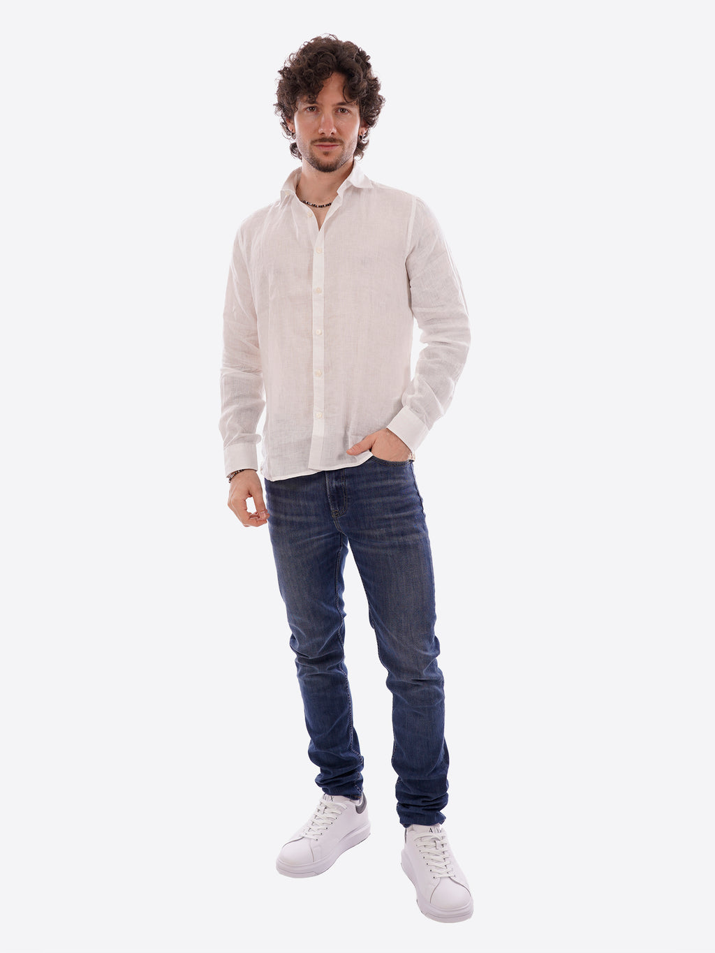 Camicia MARK UP da Uomo - bianco MK13003WHT