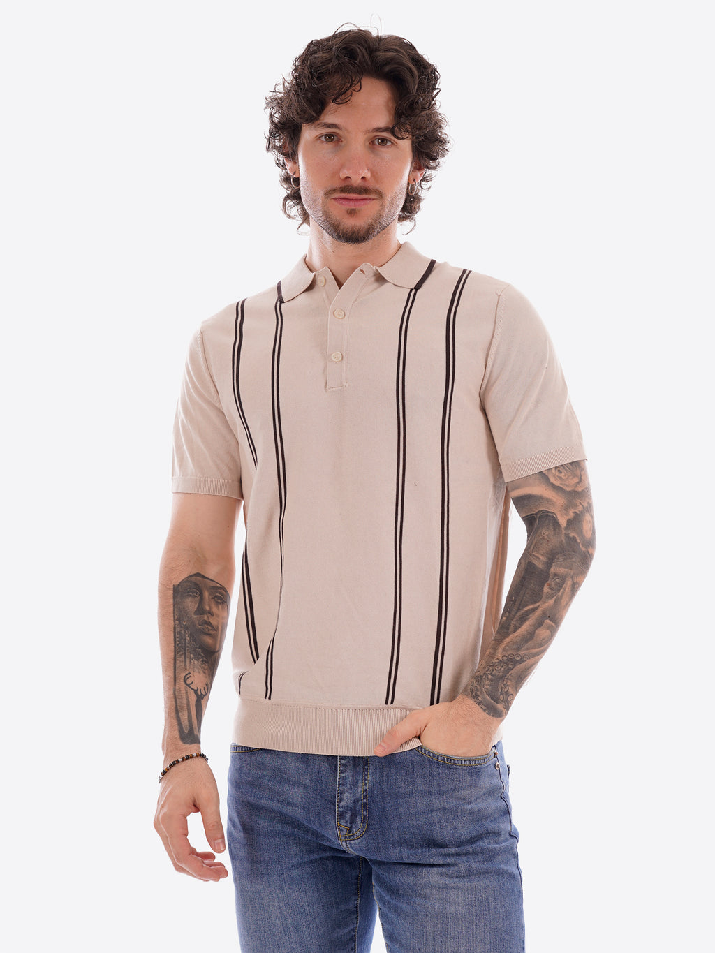 Polo MARK UP da Uomo - beige MK1900030BEIGE