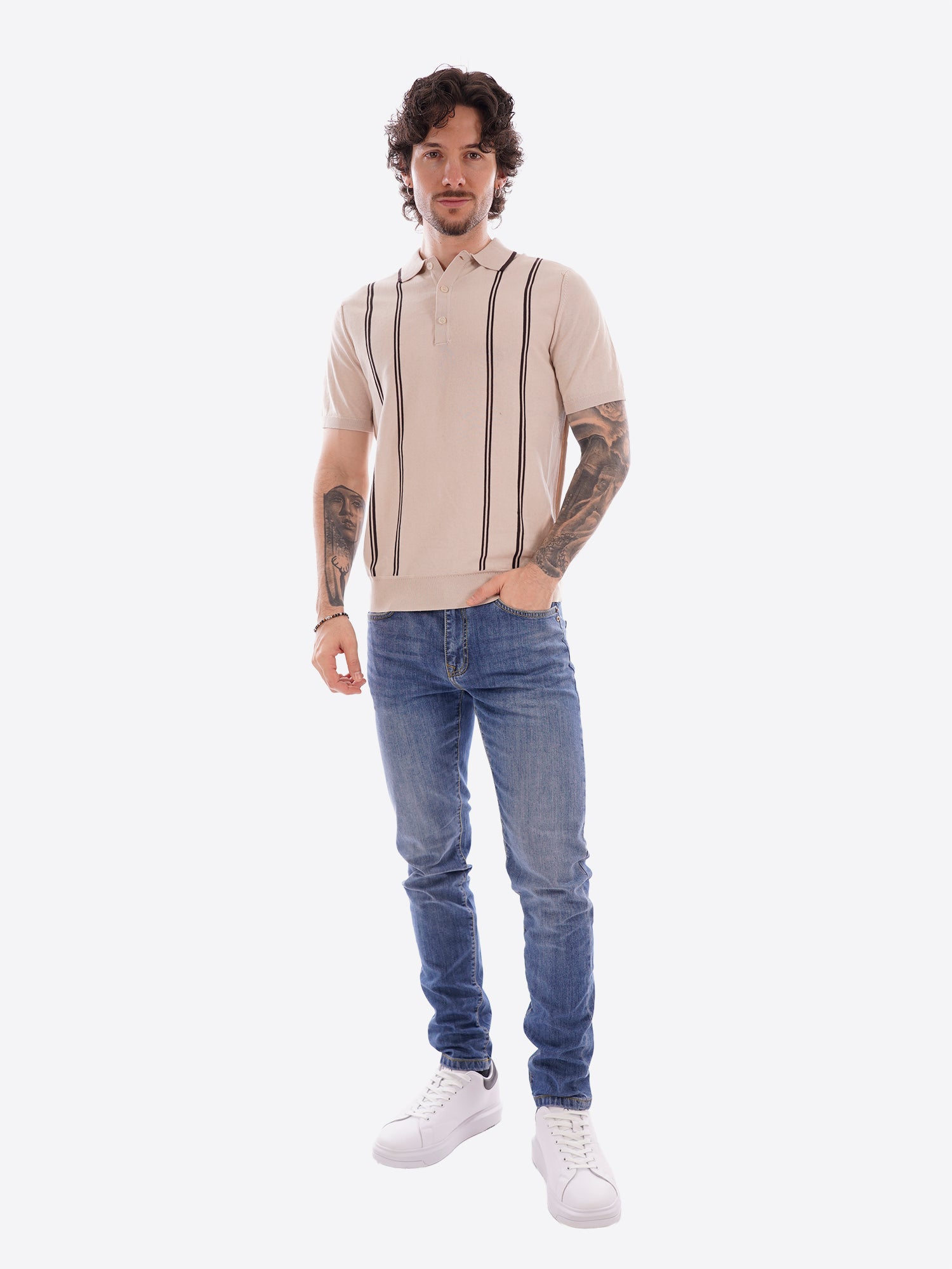 Polo MARK UP da Uomo - beige MK1900030BEIGE