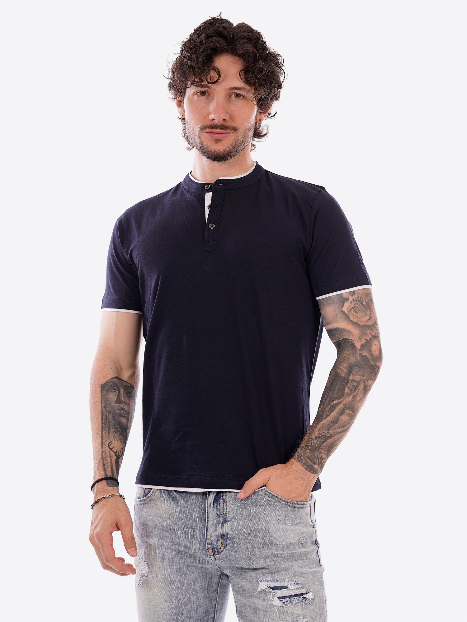 T-shirt MARK UP da Uomo - blu MK1910019BLU