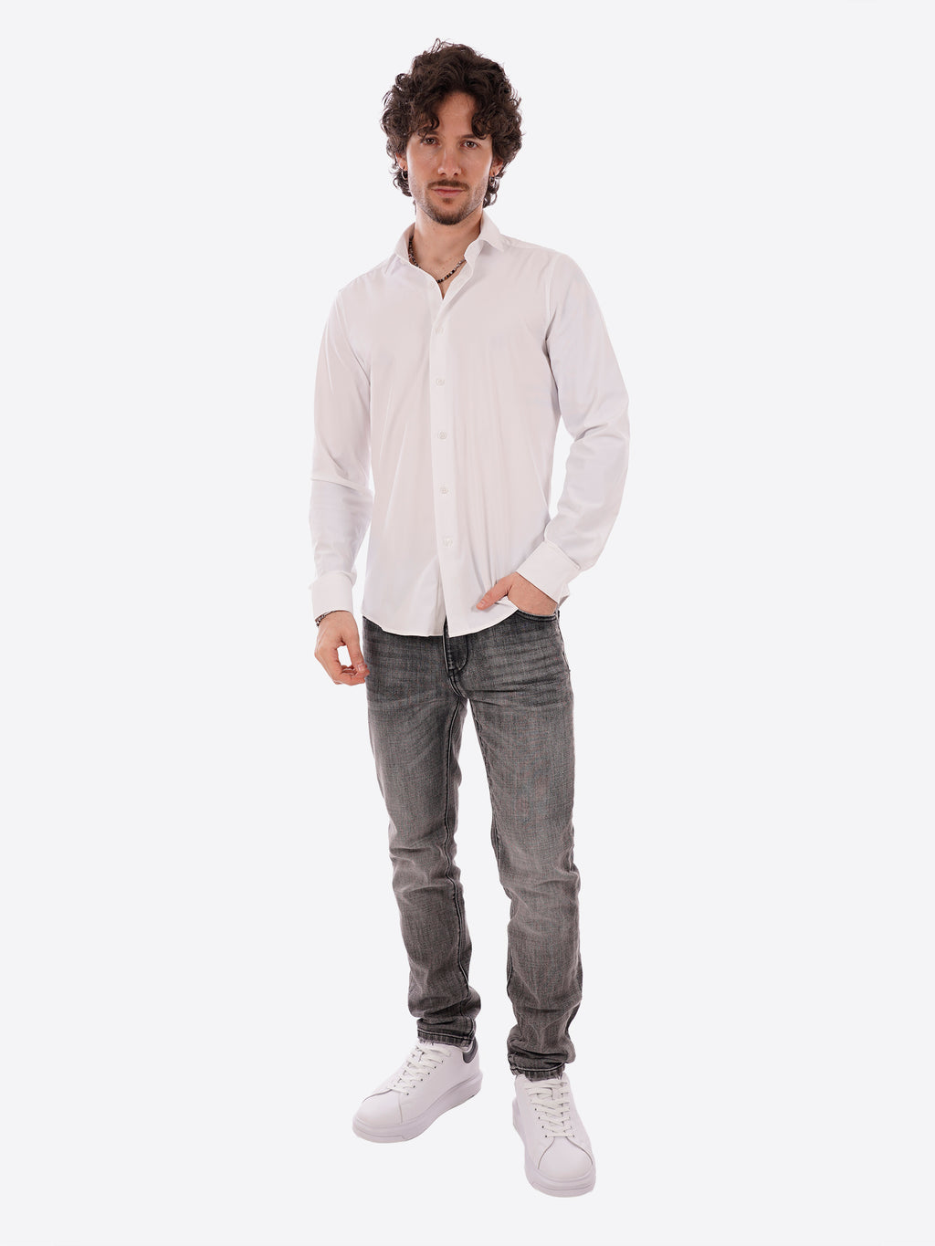 Camicia MARK UP da Uomo - bianco MK1930012WHT