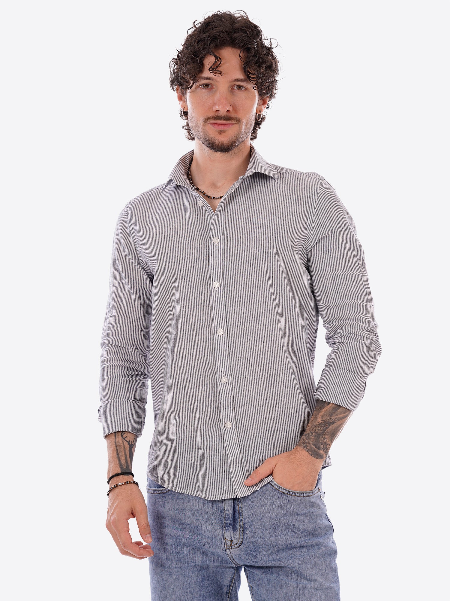 Camicia MARK UP da Uomo - blu MK1930062 BLU