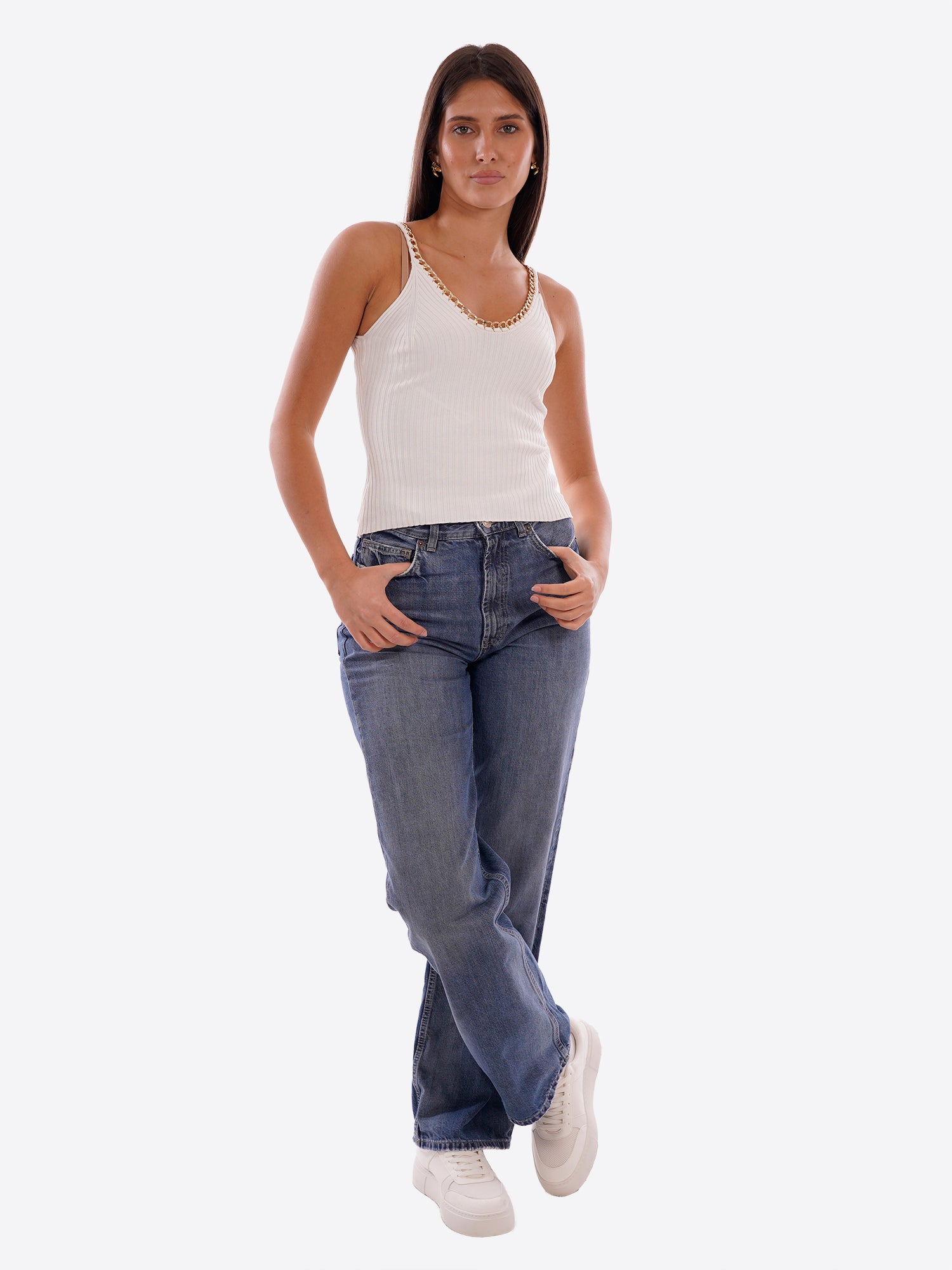 Canotta MARK UP da Donna - bianco MW1600019WHT