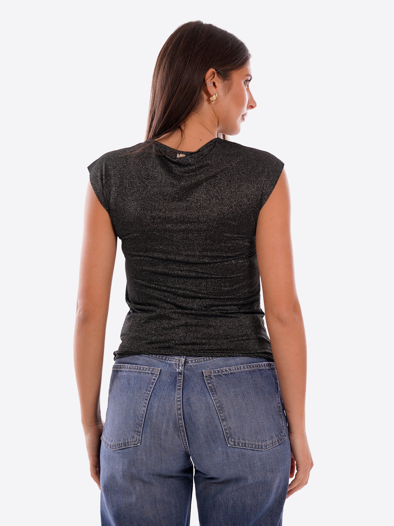 T-shirt MARK UP da Donna - nero MW1610105BLK