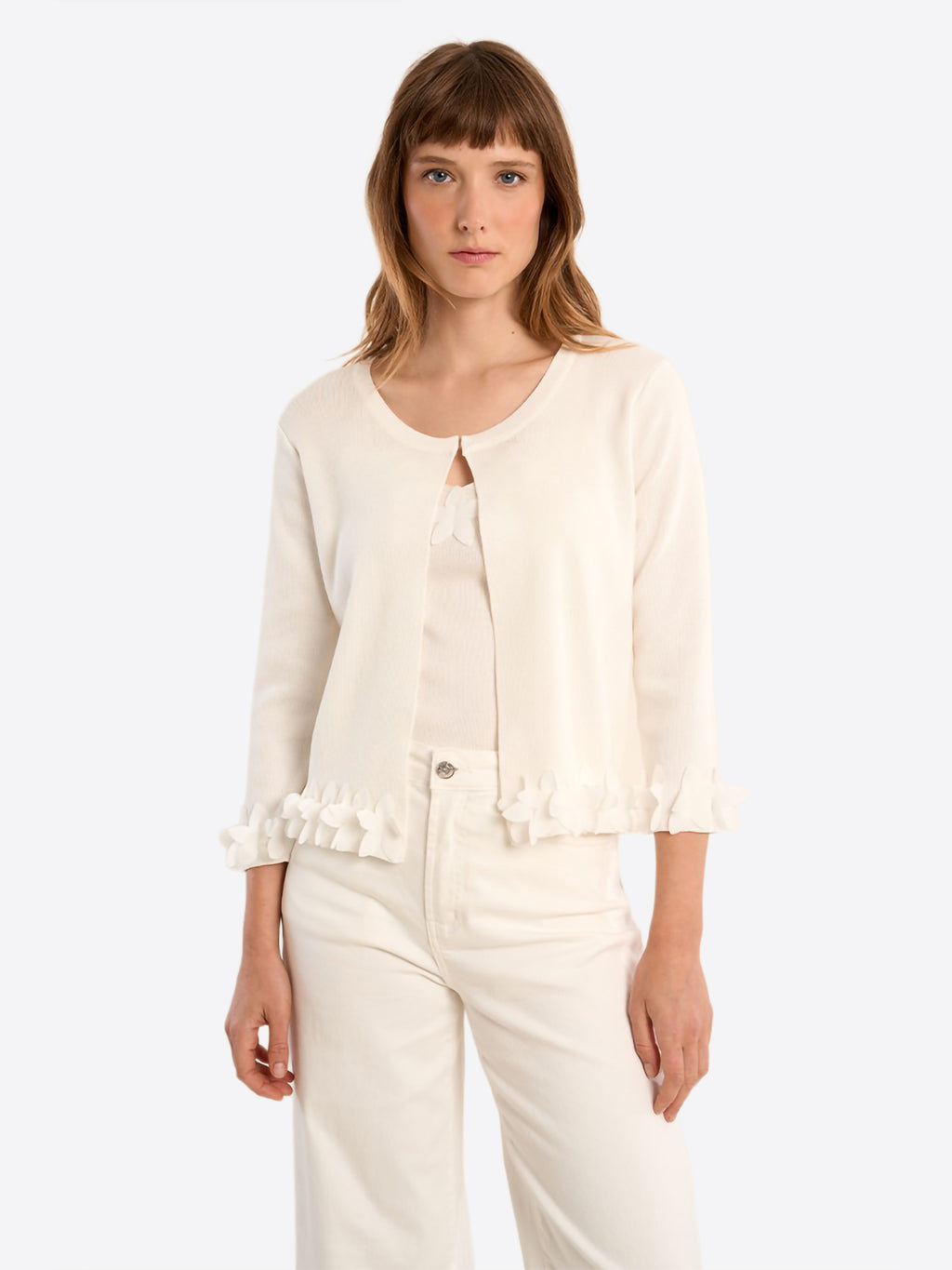 Top MOLLY BRACKEN da Donna - bianco E1054EPWHT