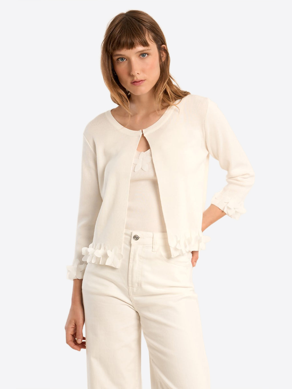 Top MOLLY BRACKEN da Donna - bianco E1054EPWHT